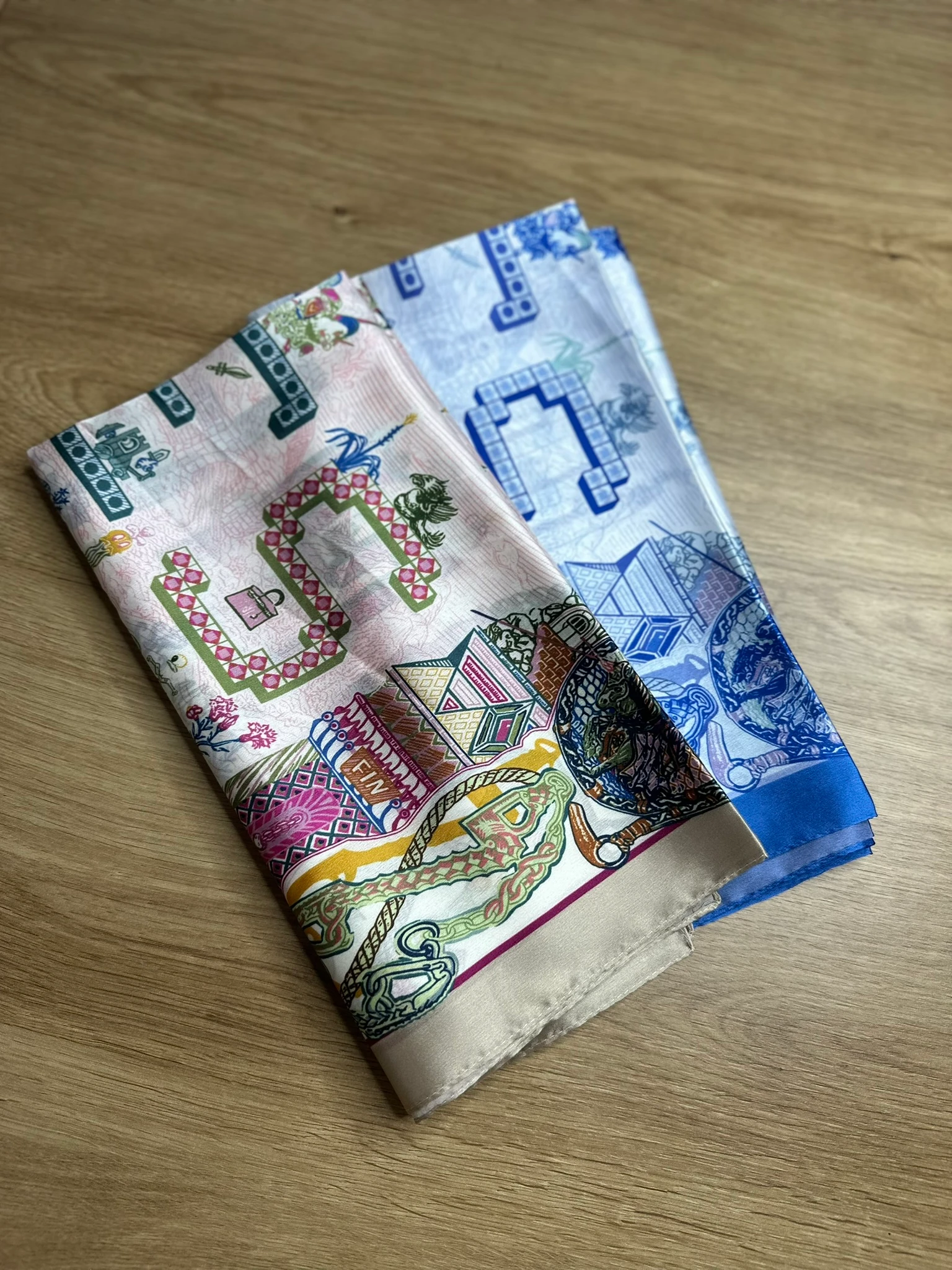 Hermes Desen Vual İpek Şal