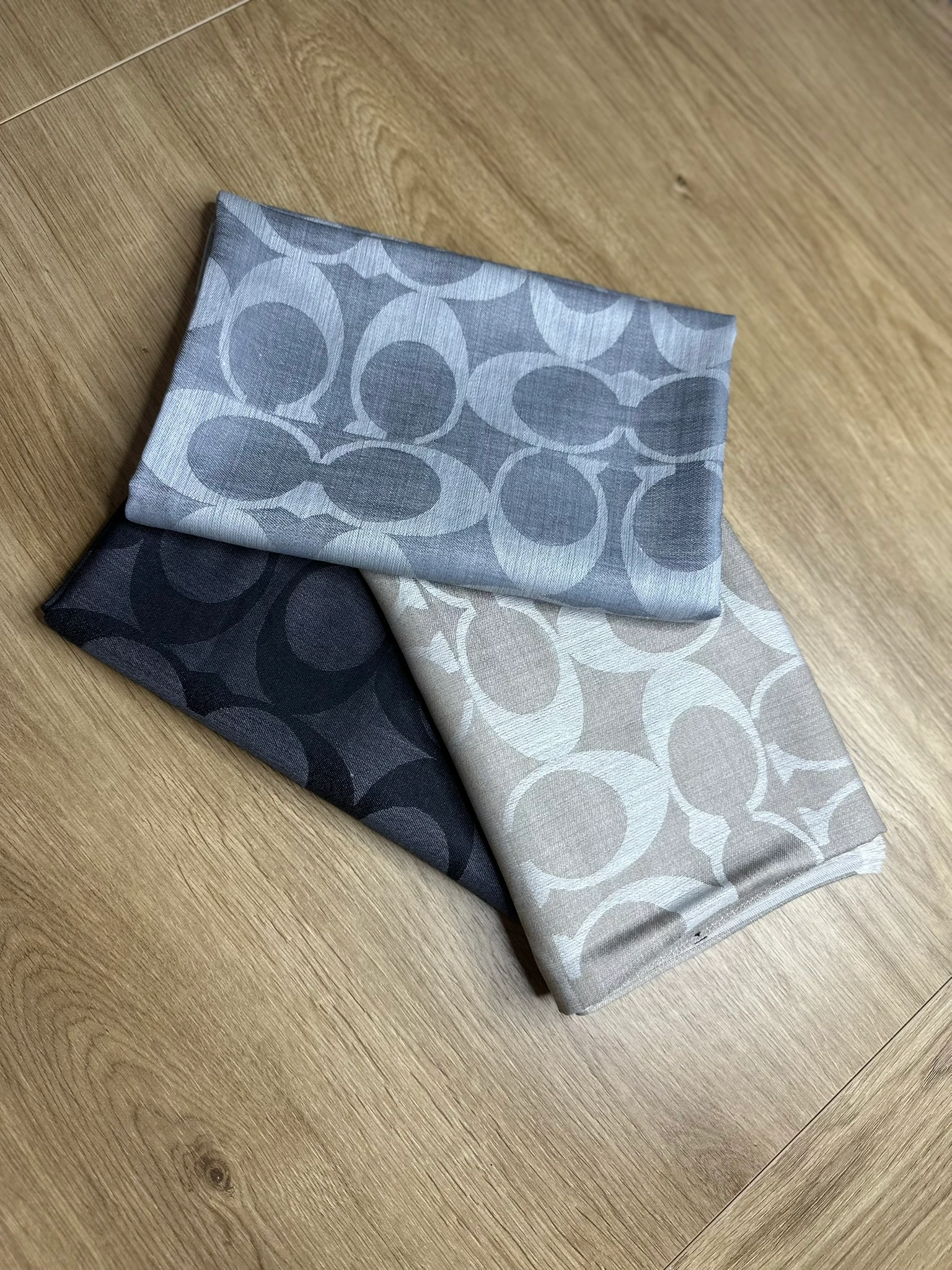 Coach Yün İpek A+ Kalite Şal