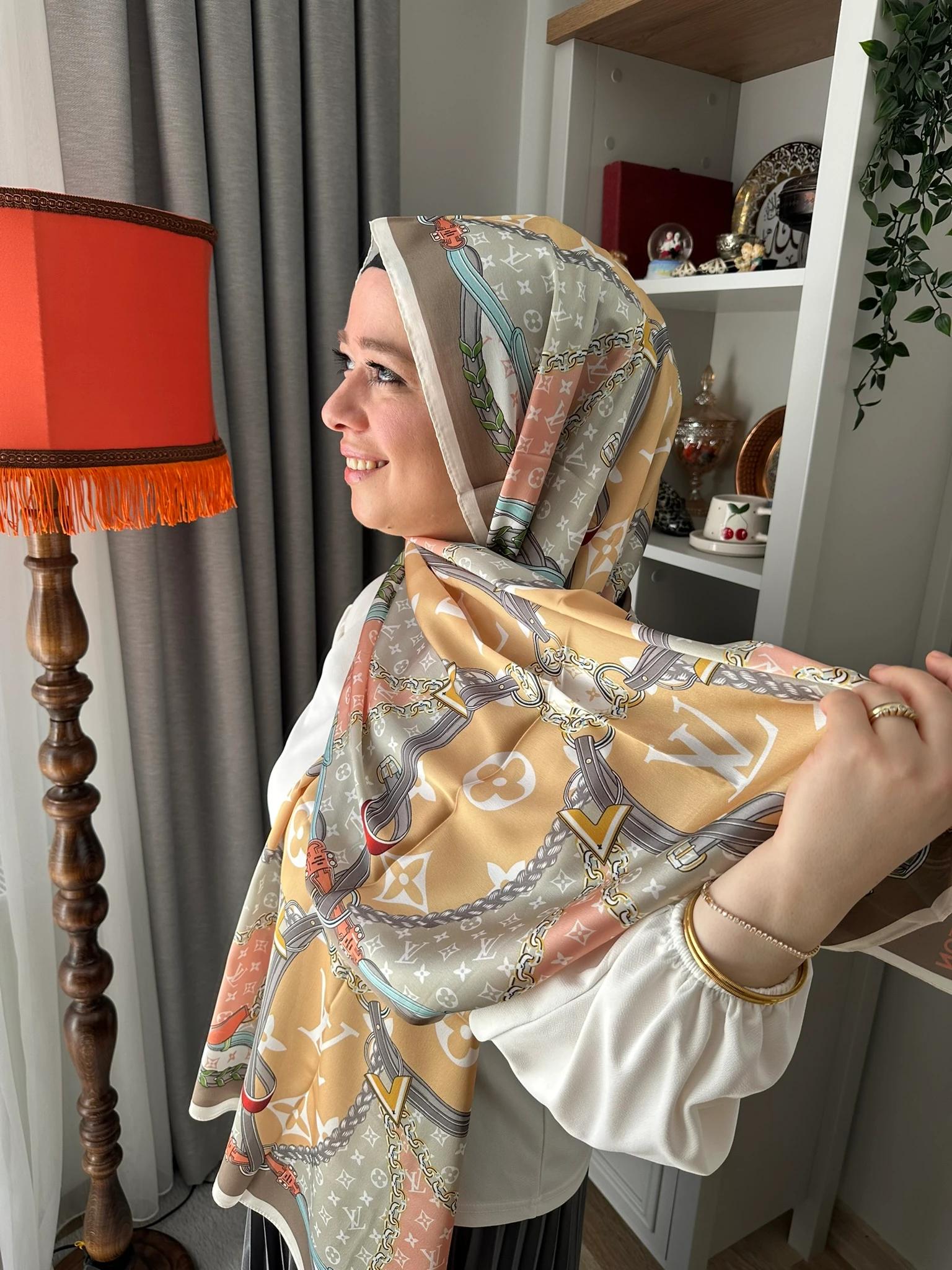 Louis Vuitton Vual İpek Şal