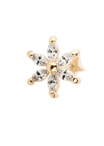 Lotus Altın Piercing