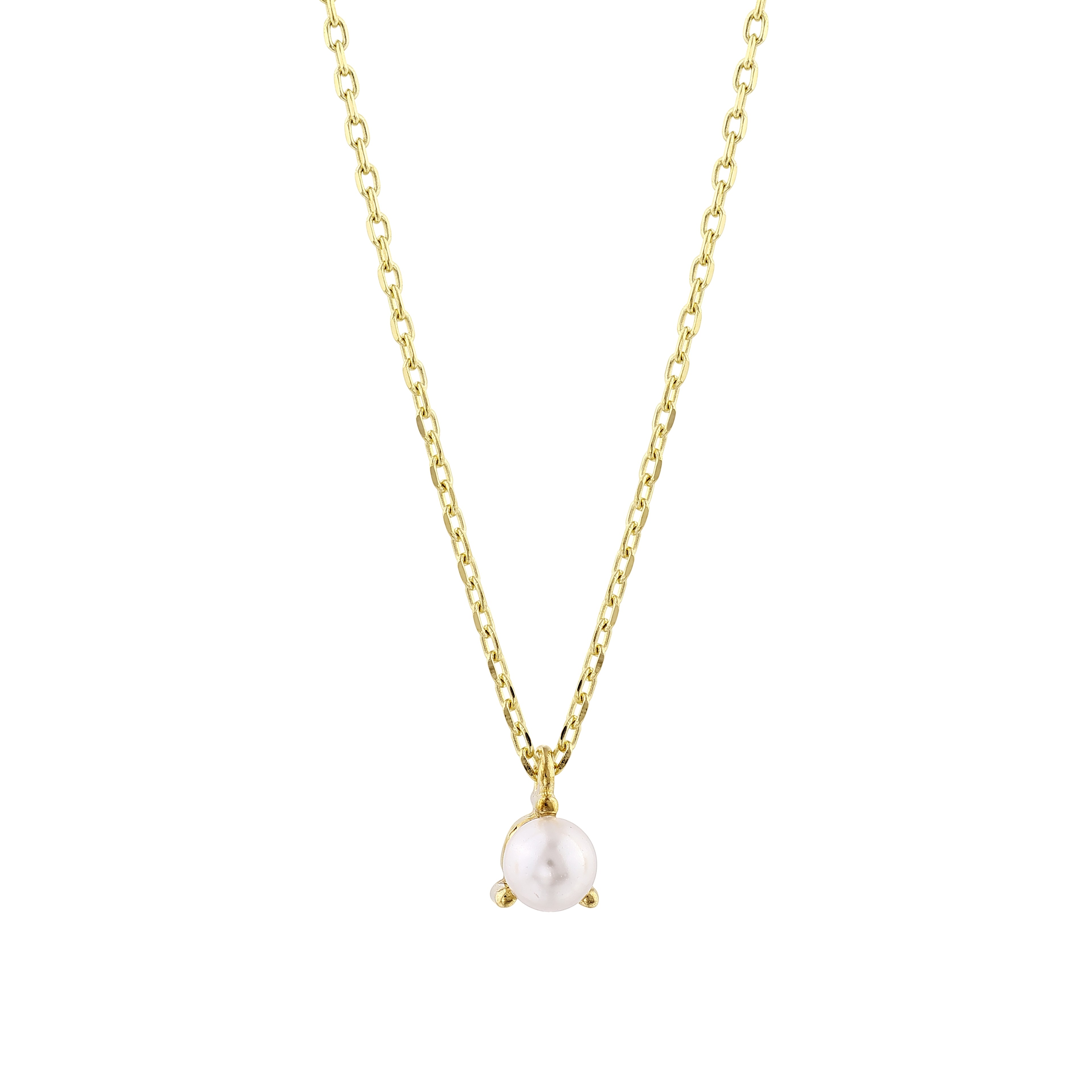 Nisera Minimal Pearl Altın Kolye