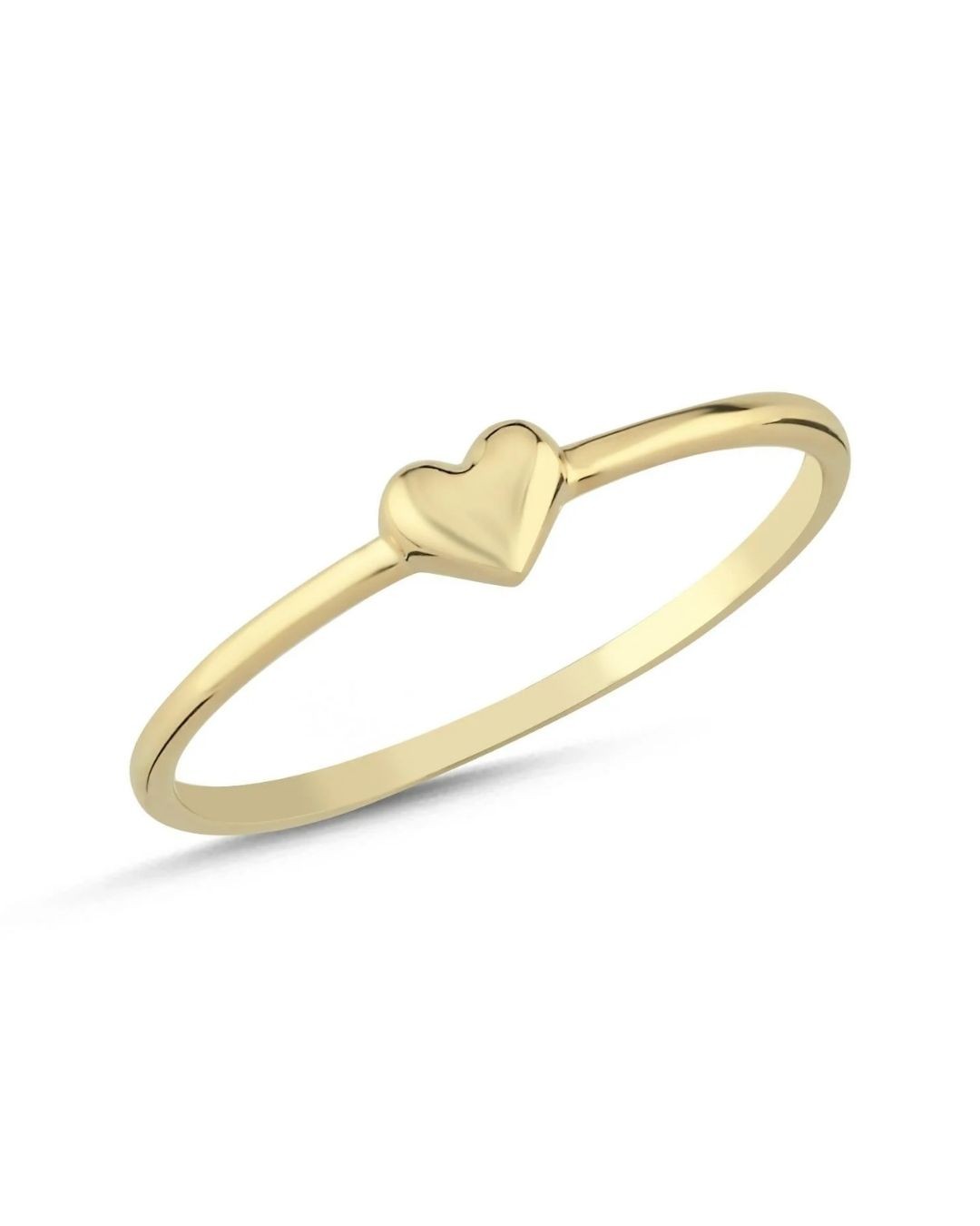 Minimal Love Kalp Minimal Altın Yüzük