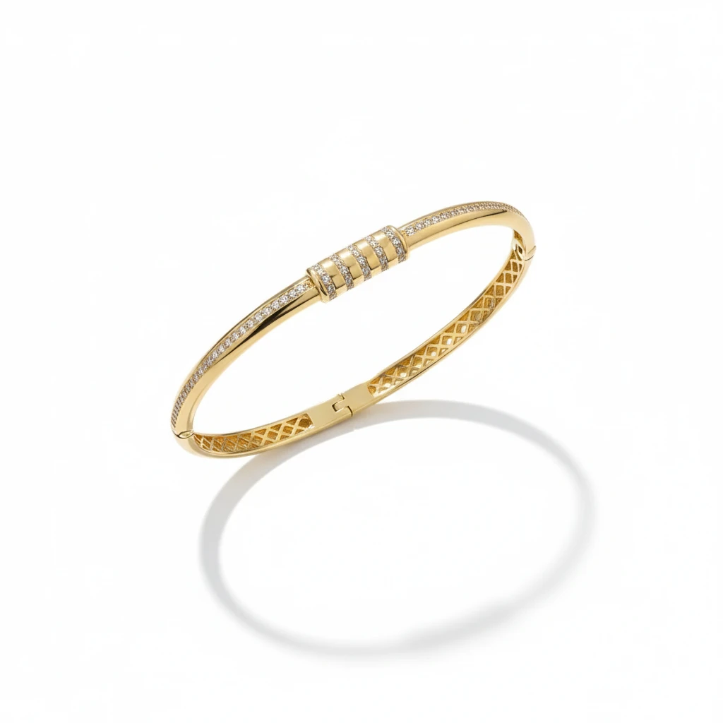 Nisera Tasarım Fies Altın Kelepçe