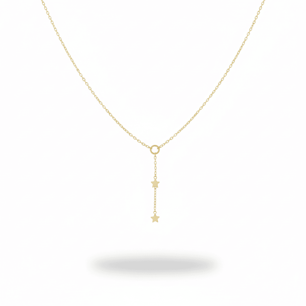 Nisera Yıldız Minimal  Altın Kolye