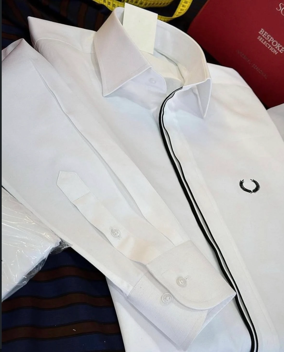 Kişiye Özel Dikim Fred Perry Erkek Gömlek