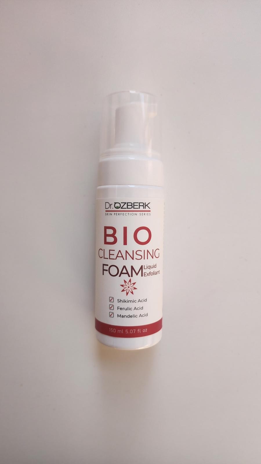 Peeling Etkili Cilt Temizleme Köpüğü - Bio Cleansing Foam Shikimic Acid - Ferulic Acid - Mandelic Acid 150 mL