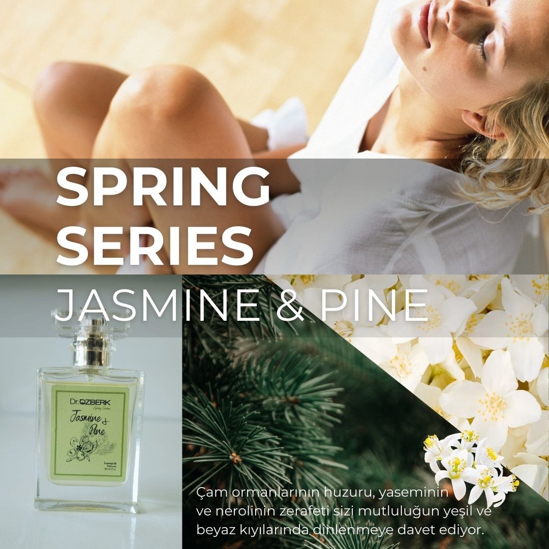 Jasmine & Pine Essential Oil Perfume Uçucu Yağ İçeren Parfüm 50 mL.