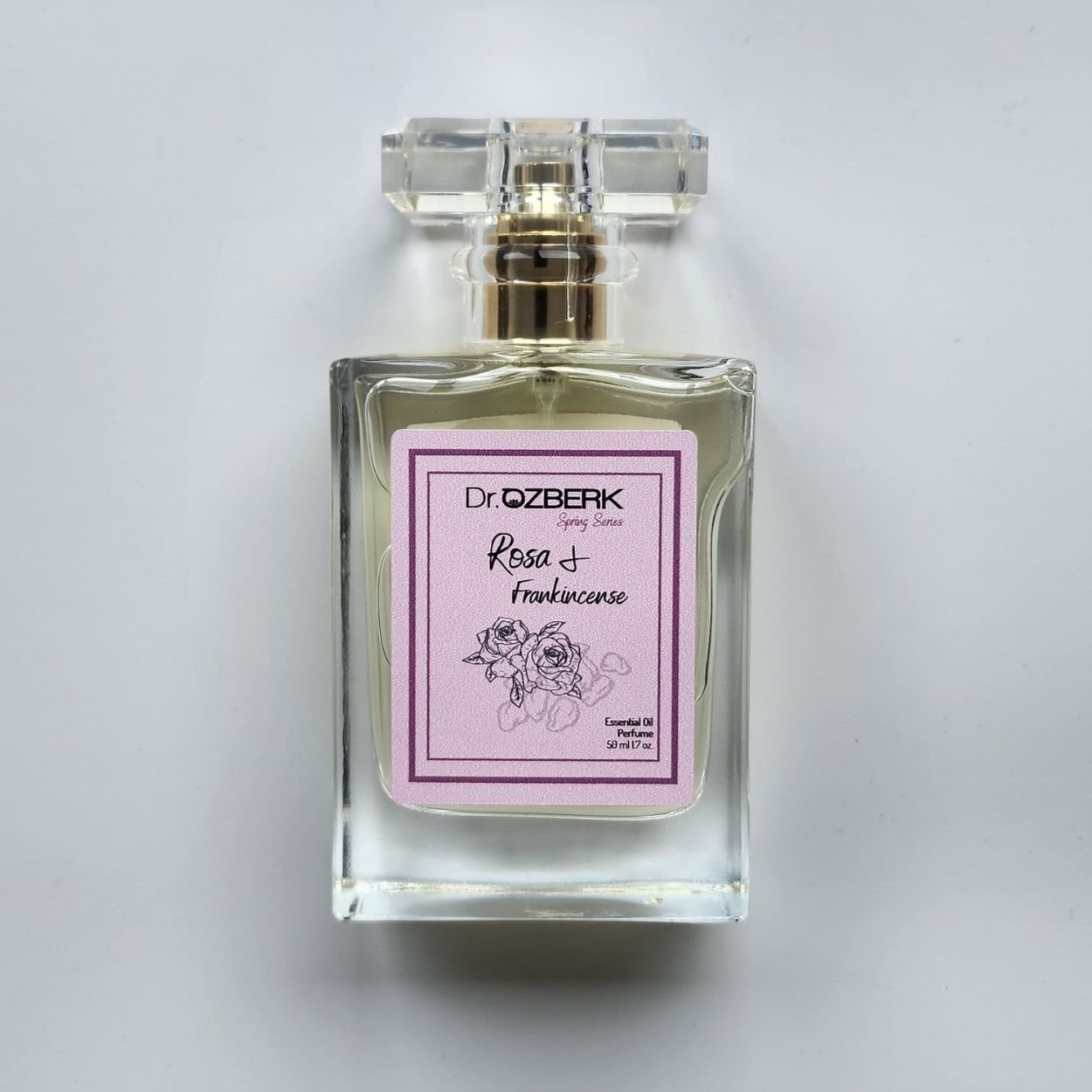 Rosa & Frankincense  Essential Perfume Uçucu Yağ İçeren Parfüm 50 mL.