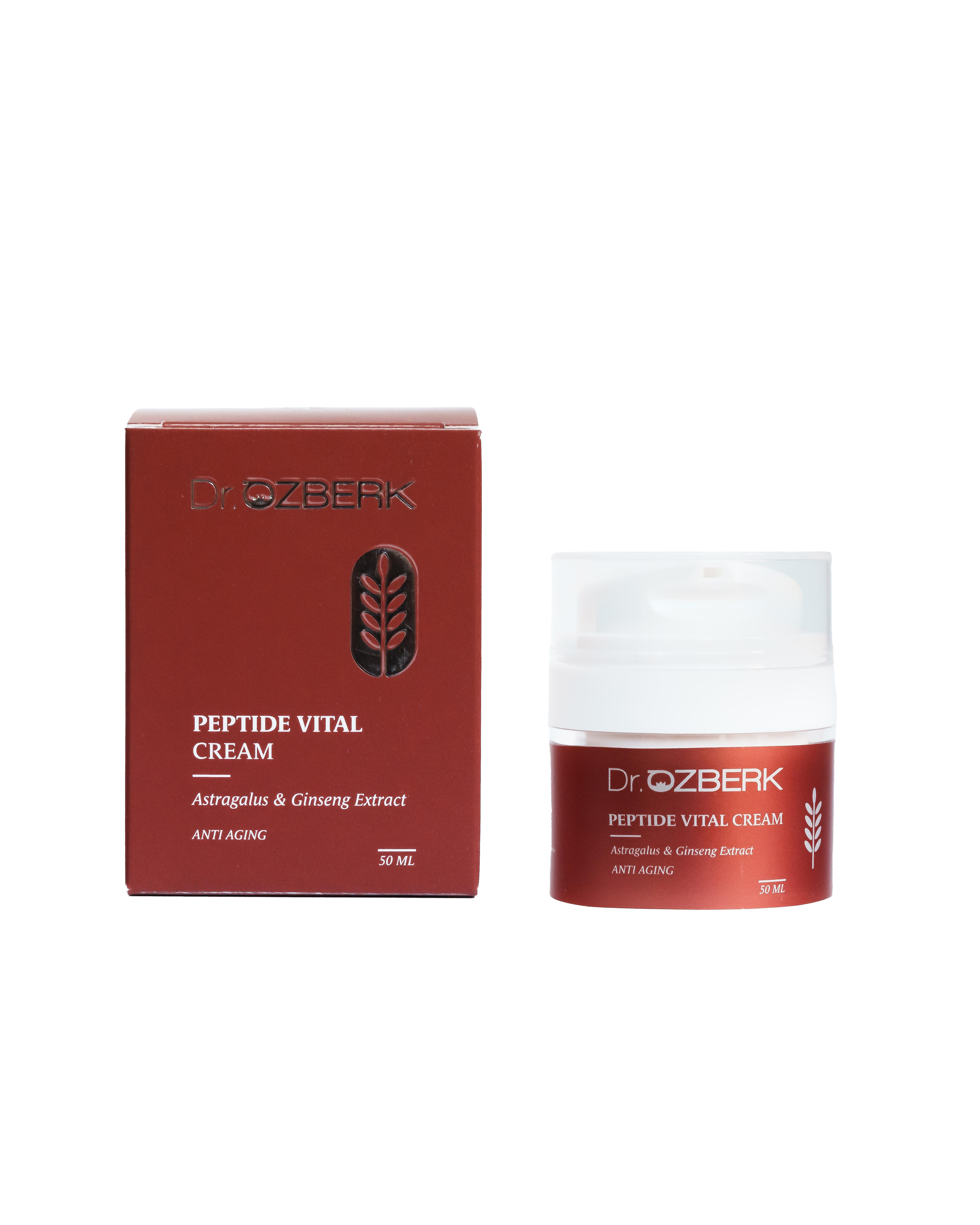 Peptide Vital Cream | Astragalus & Ginseng Extract Anti-Aging 