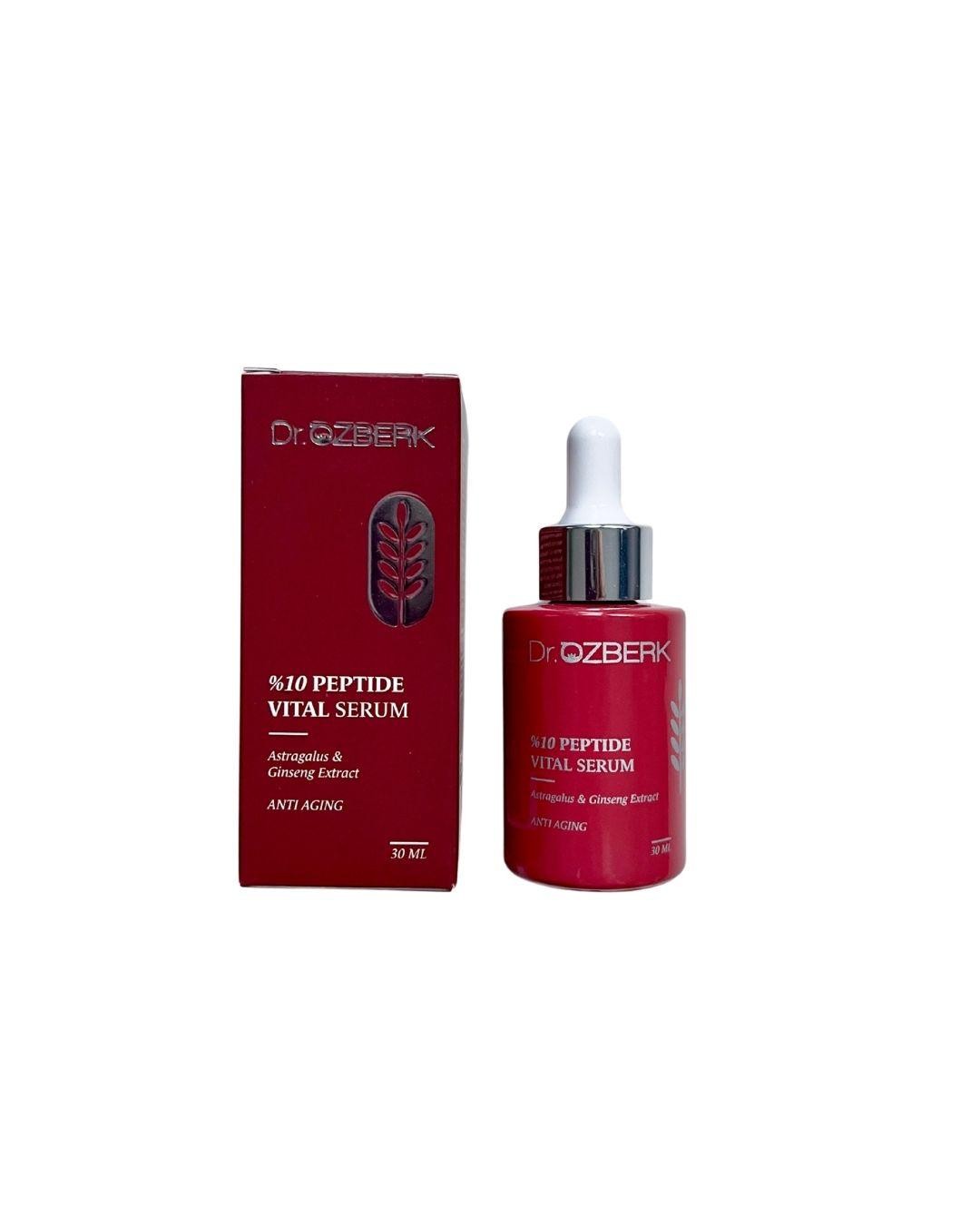 %10  Peptide Vital Serum Astragalus & Ginseng Extract 30 mL 