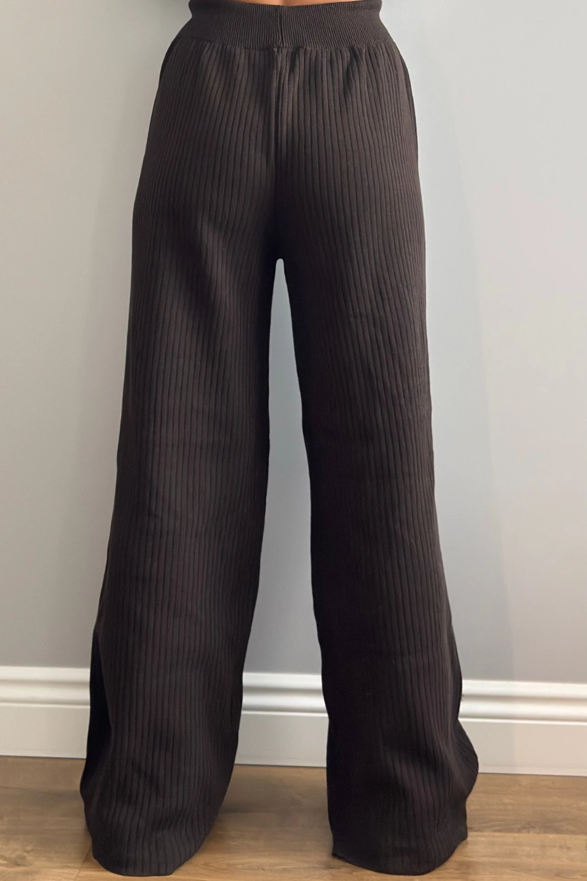 RİBANALI ÖRGÜ JOGGER PANTOLON