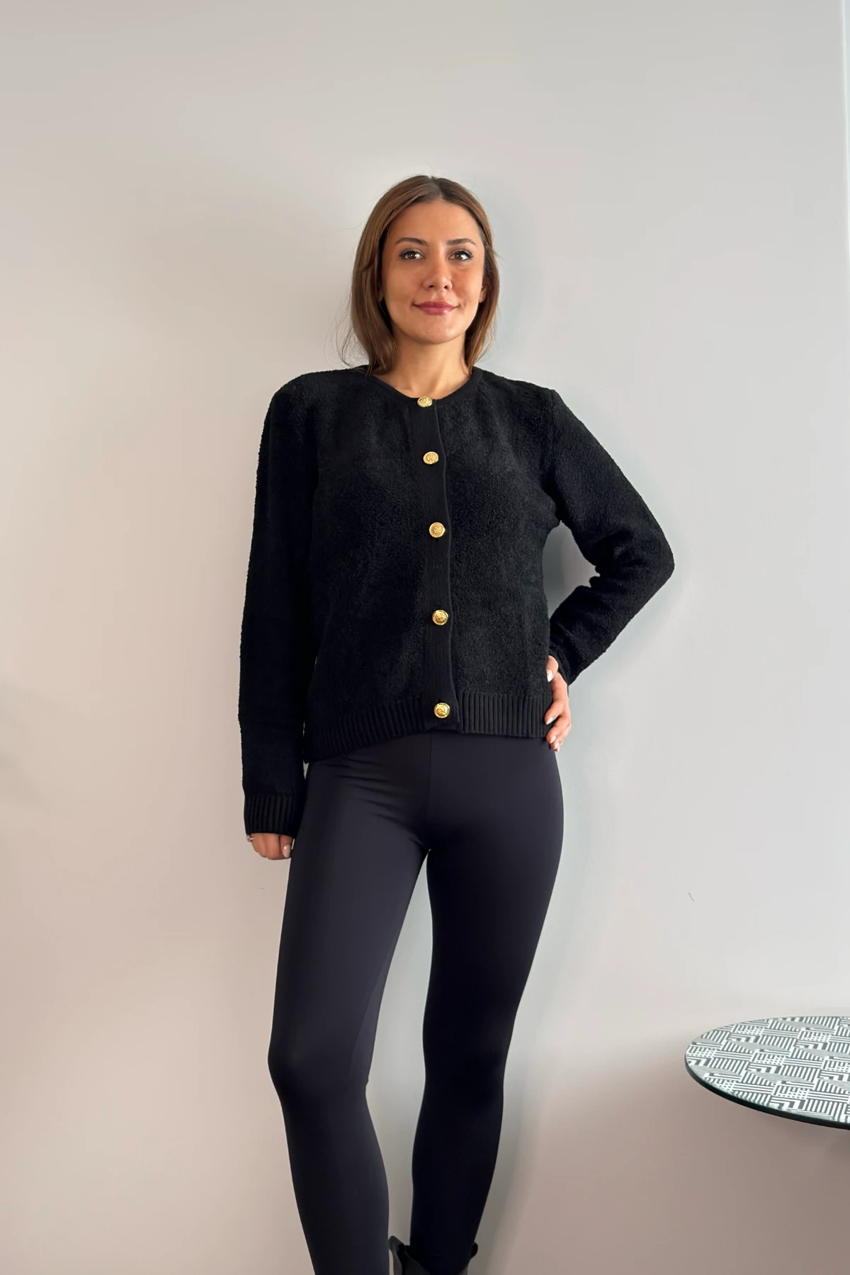 STRAPLEZLİ TRİKO HIRKA