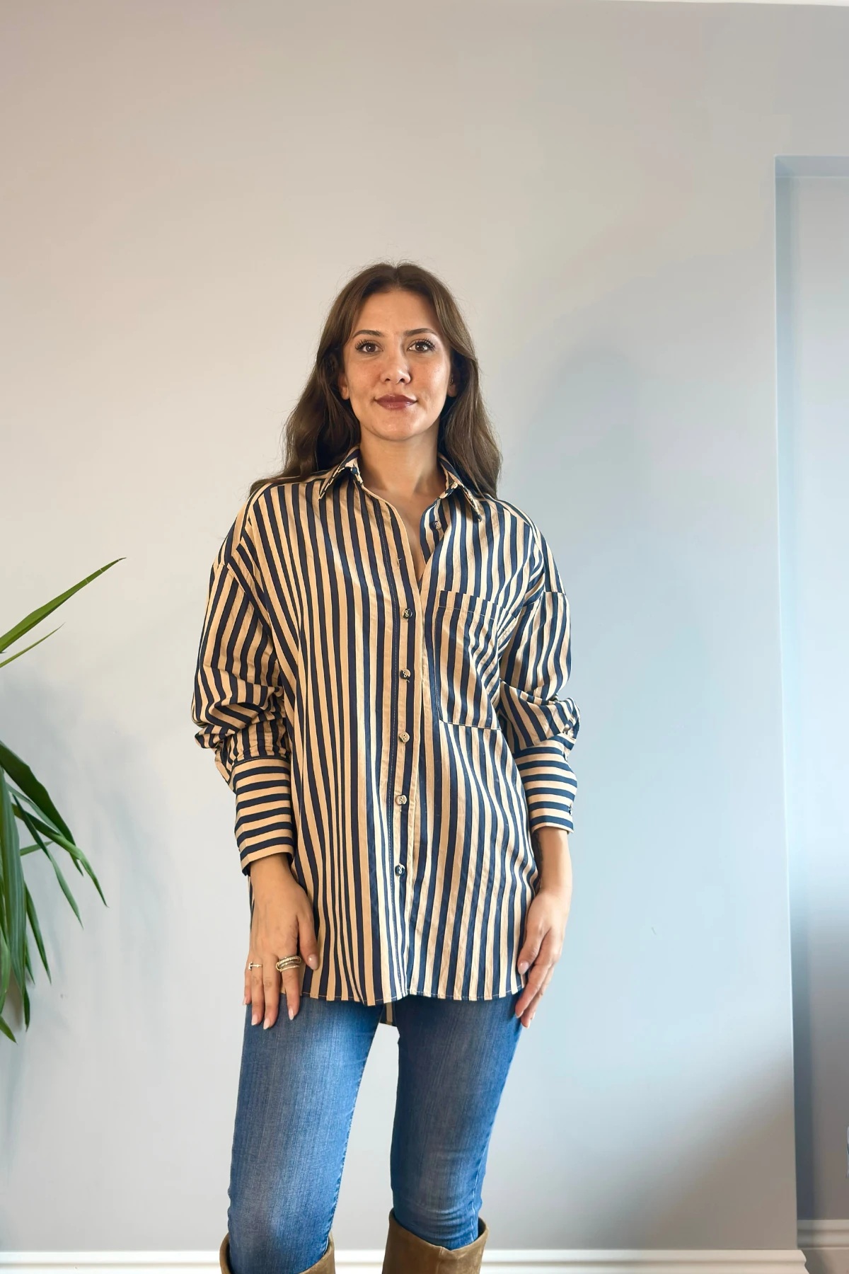 MİLANO ÇİZGİLİ GÖMLEK