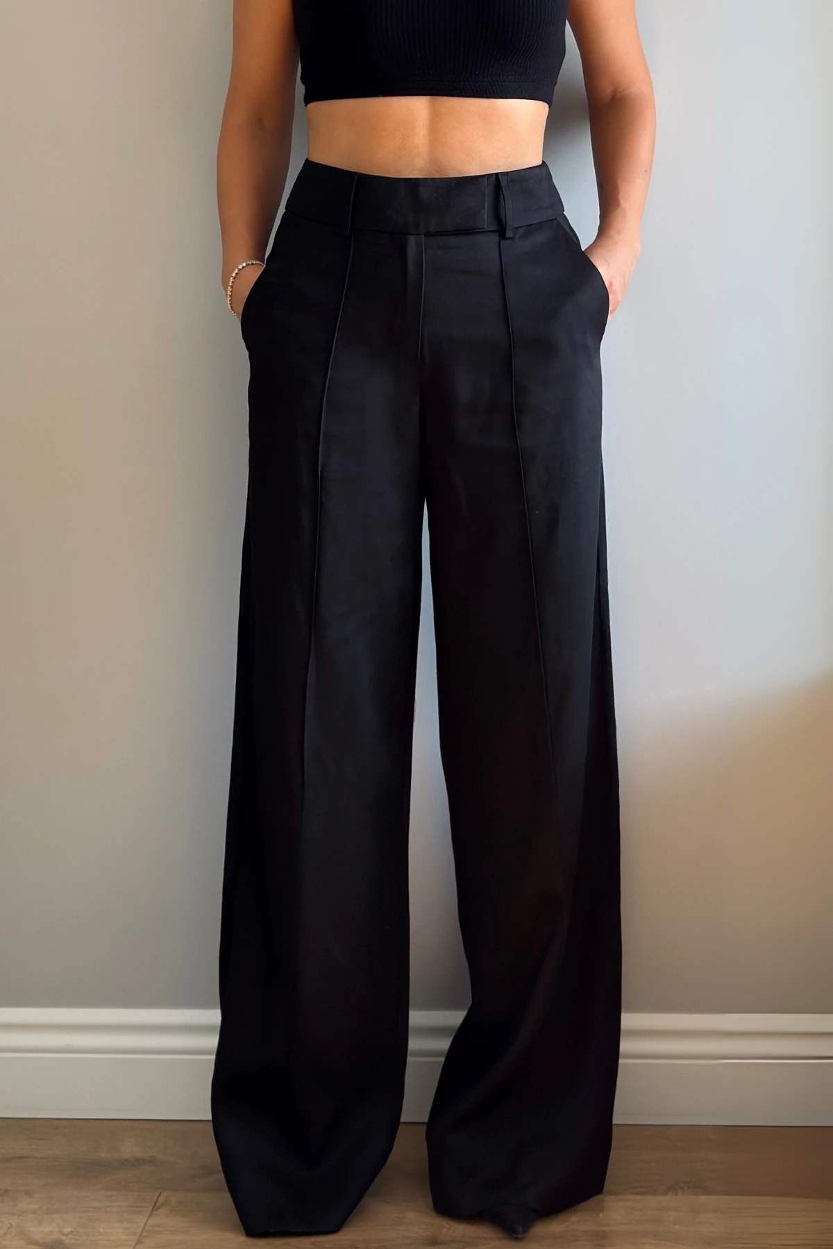 DÜZ KESİM PALAZZO PANTOLON