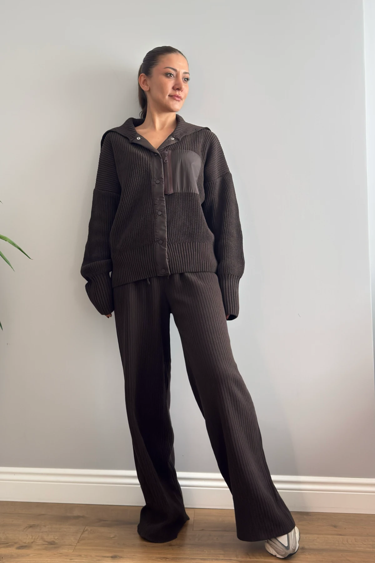 RİBANALI ÖRGÜ JOGGER PANTOLON