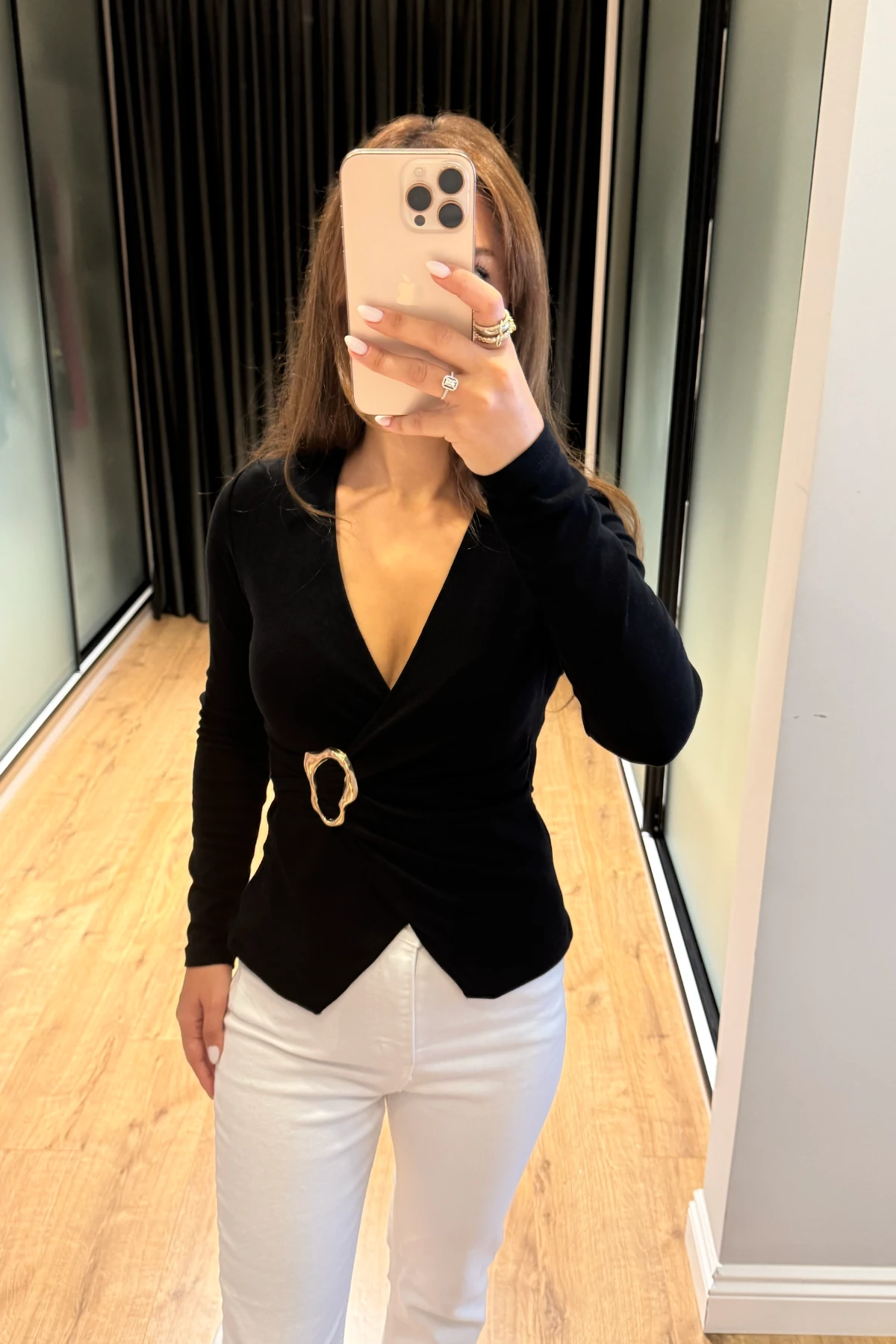 GOLD TOKALI KRUVAZE BLUZ