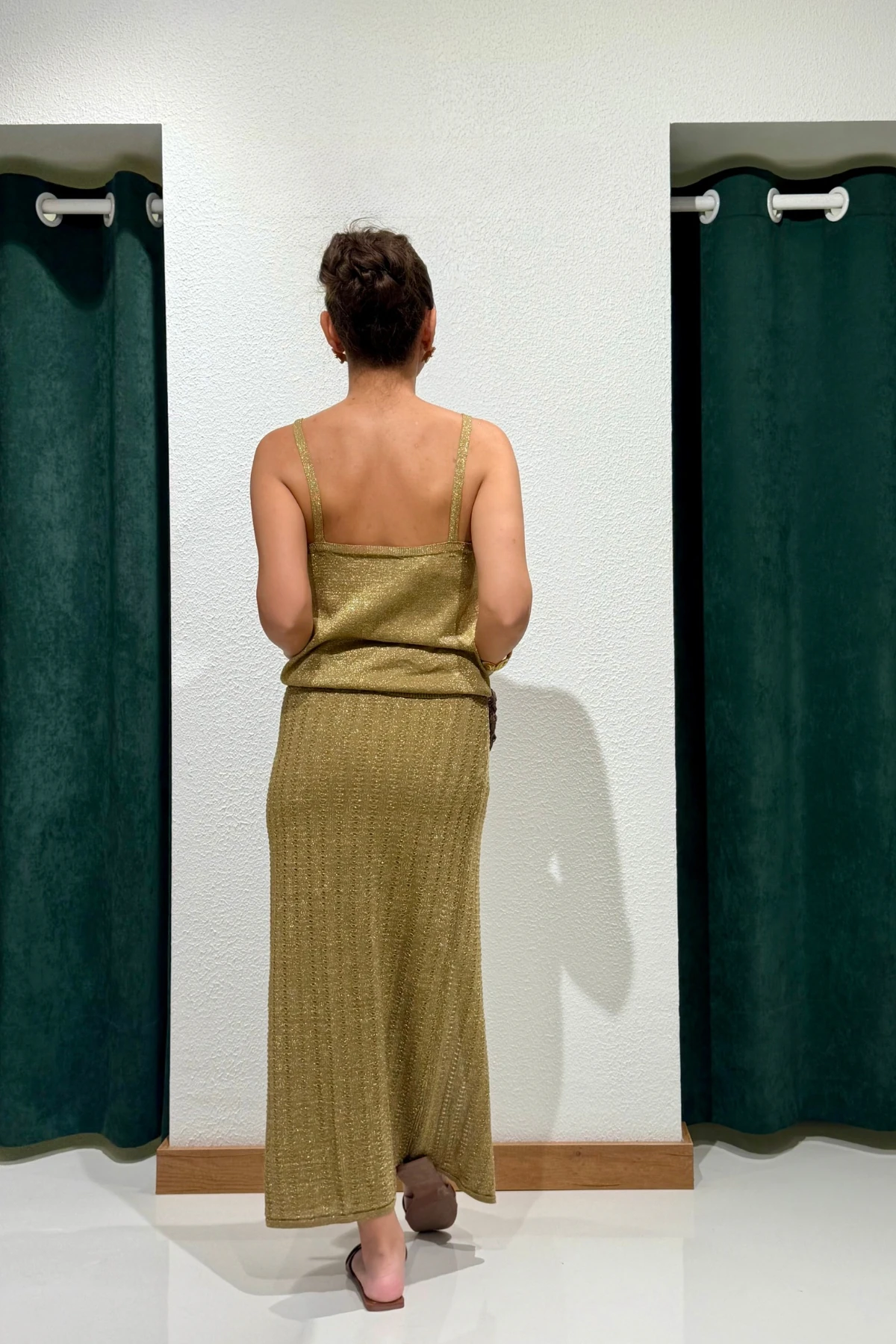 KRUVAZE SİMLİ ETEK