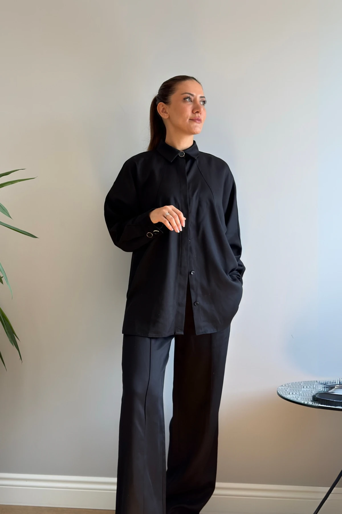 GENİŞ KOLLU CEKET GÖMLEK