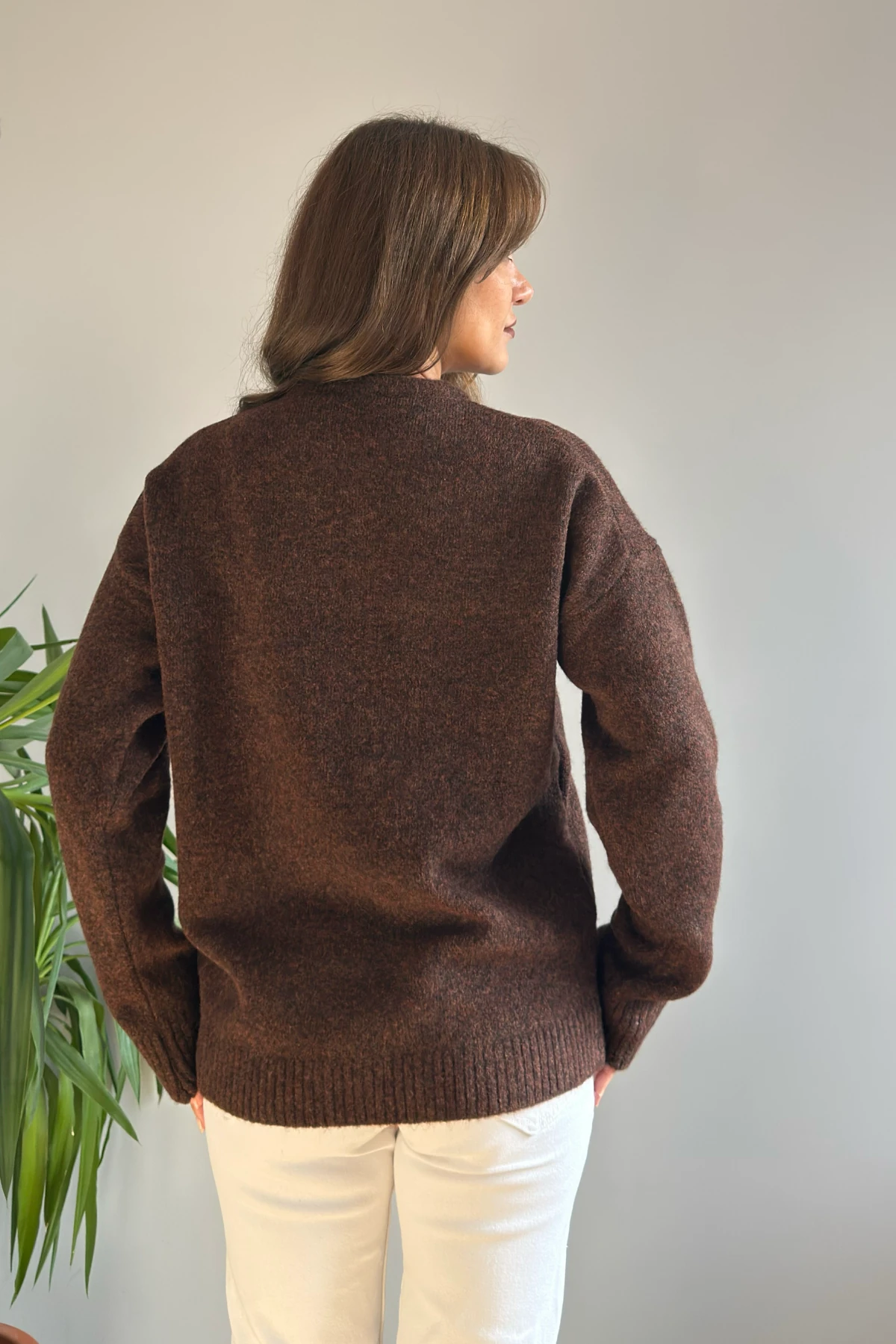 BİSİKLET YAKA KAZAK