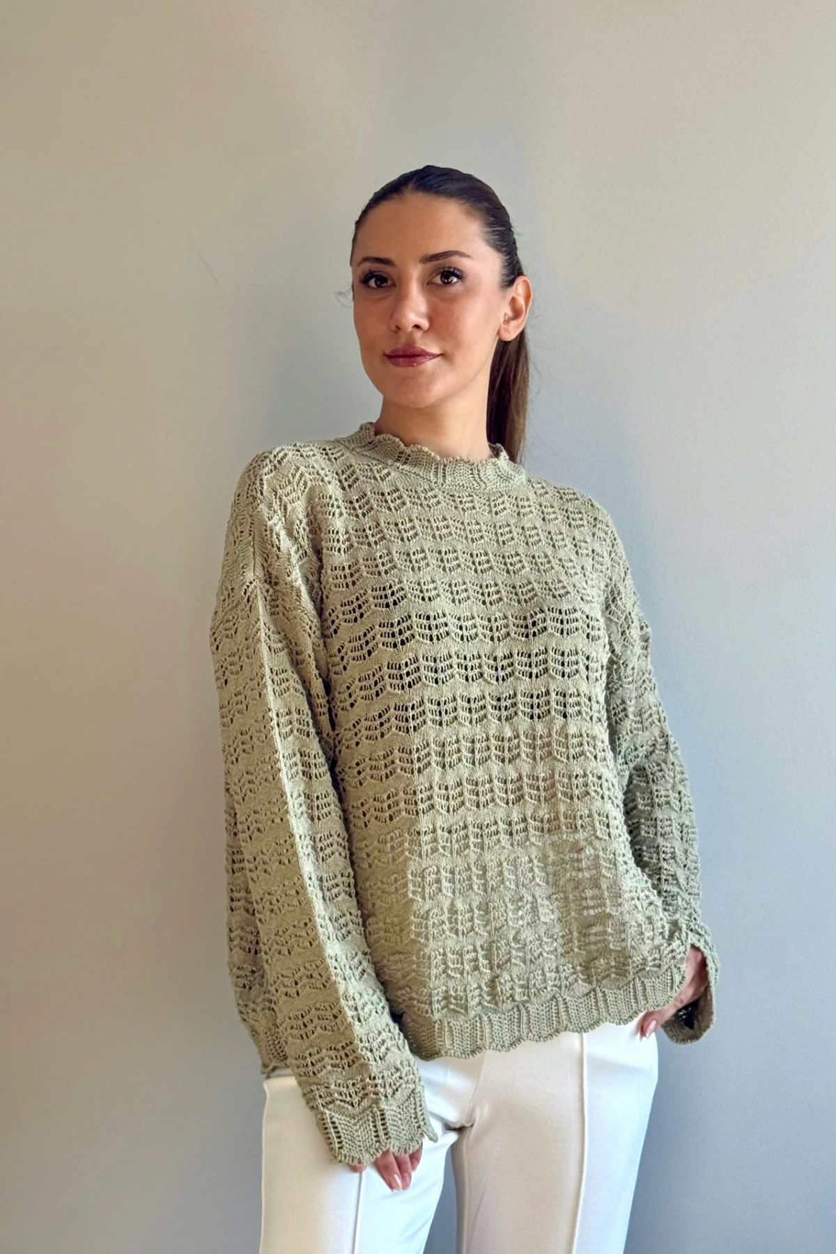 AJURLU TRİKO - Su Yeşili