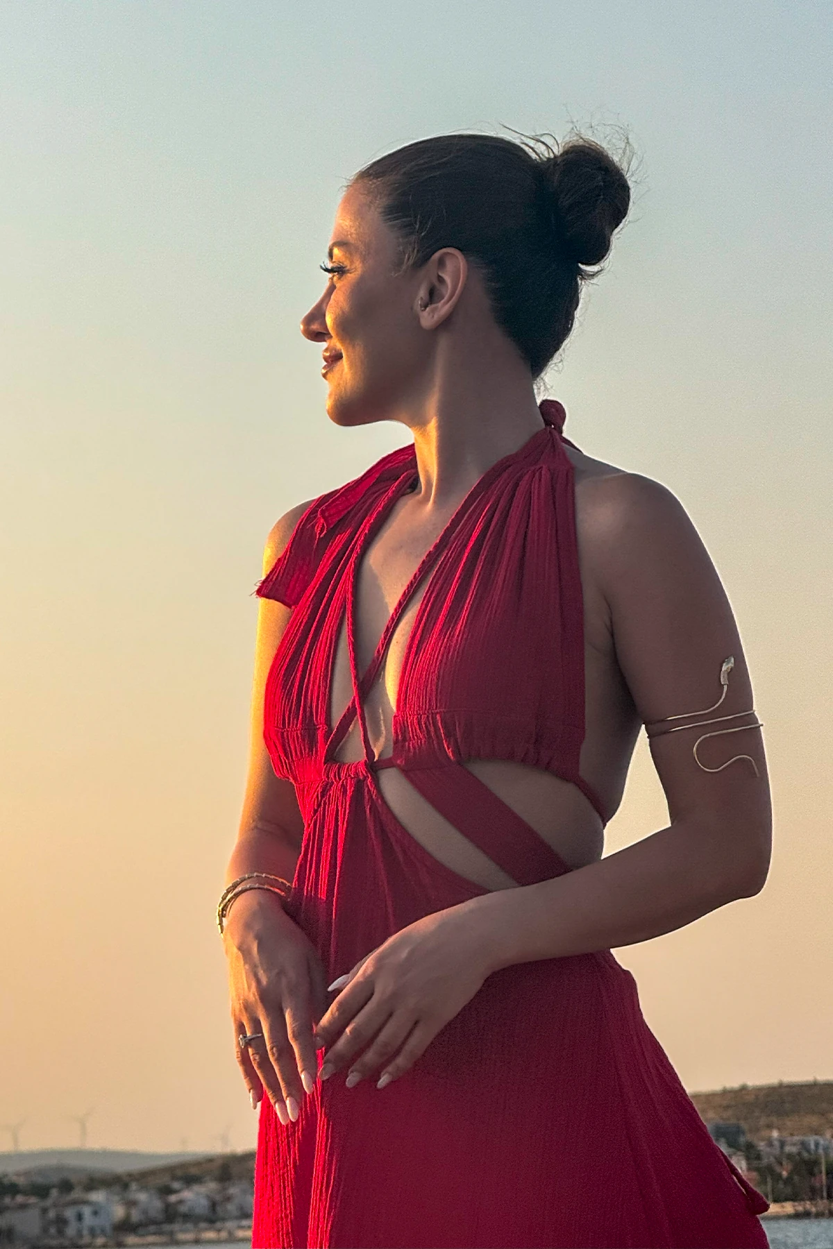 BONA DEA UZUN ELBİSE