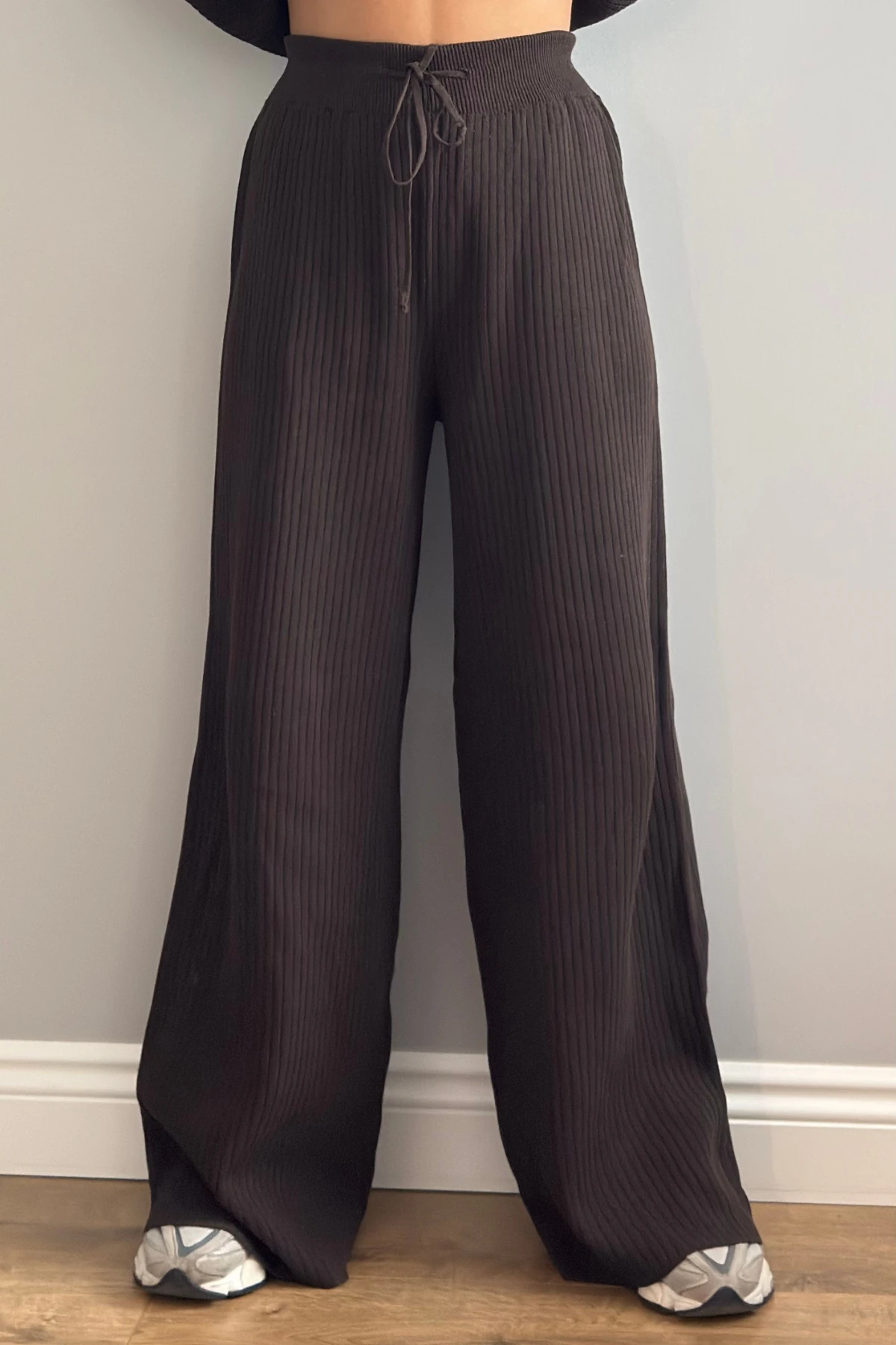 RİBANALI ÖRGÜ JOGGER PANTOLON