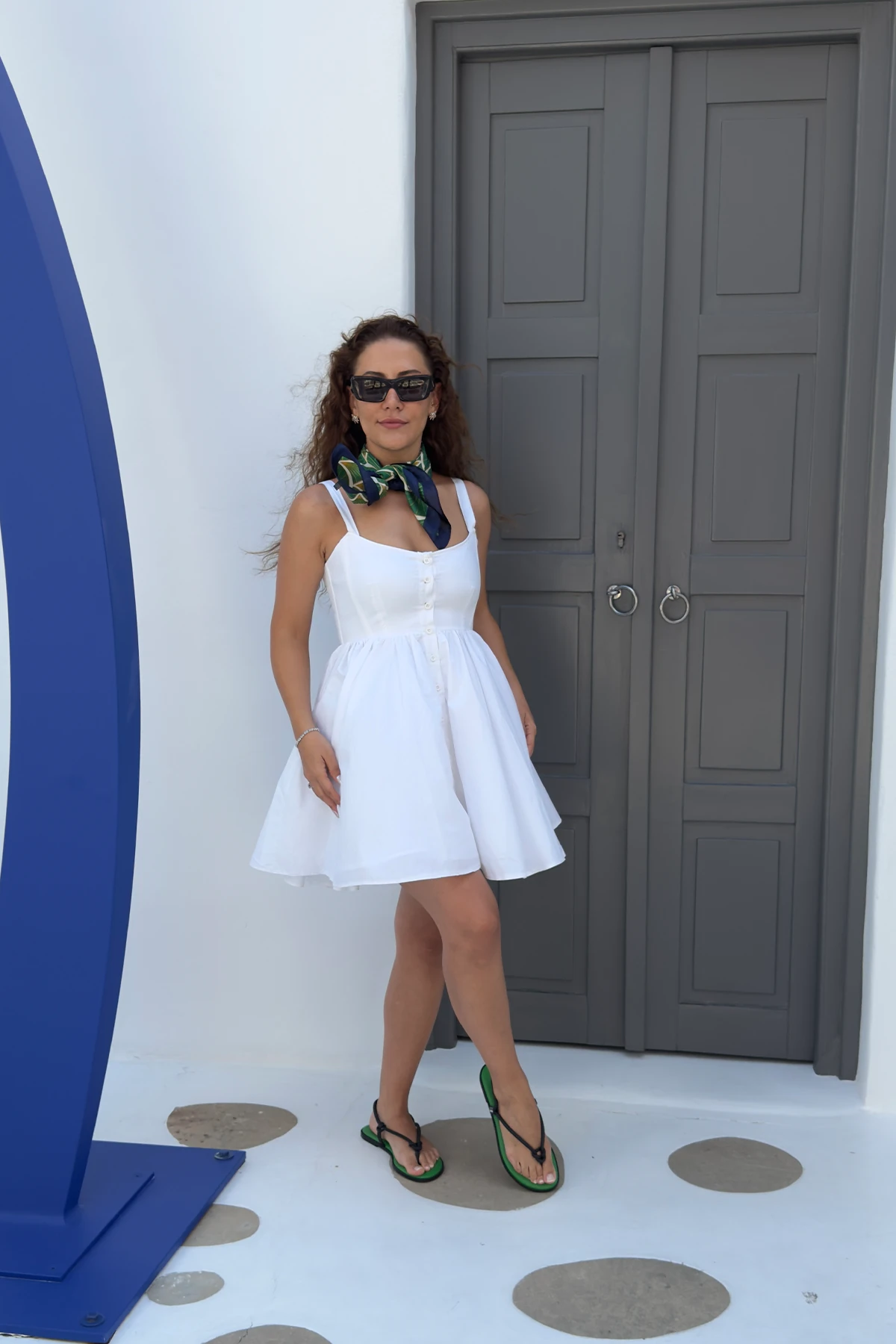 ASKILI MİNİ ELBİSE