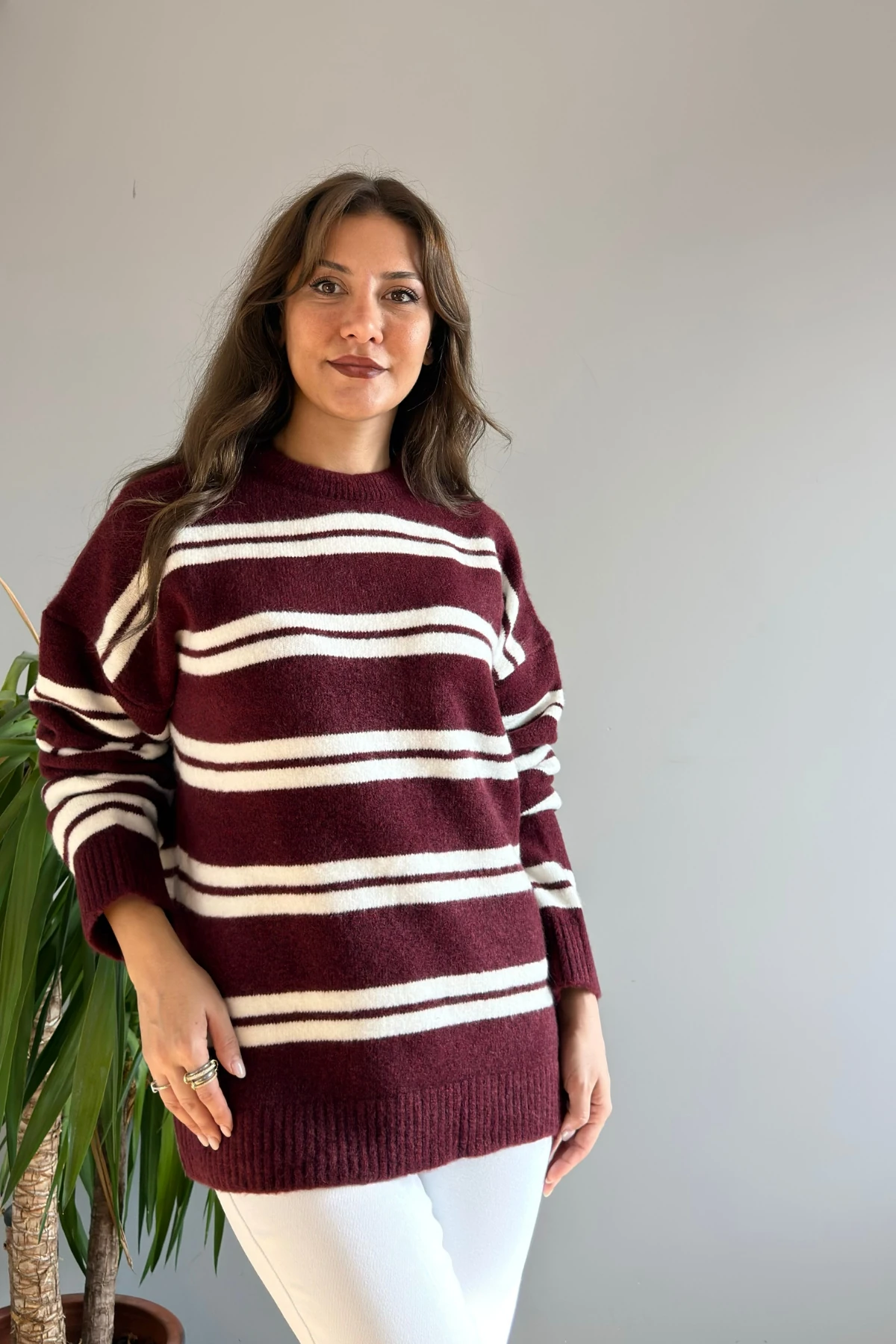 ÇİZGİLİ TRİKO KAZAK