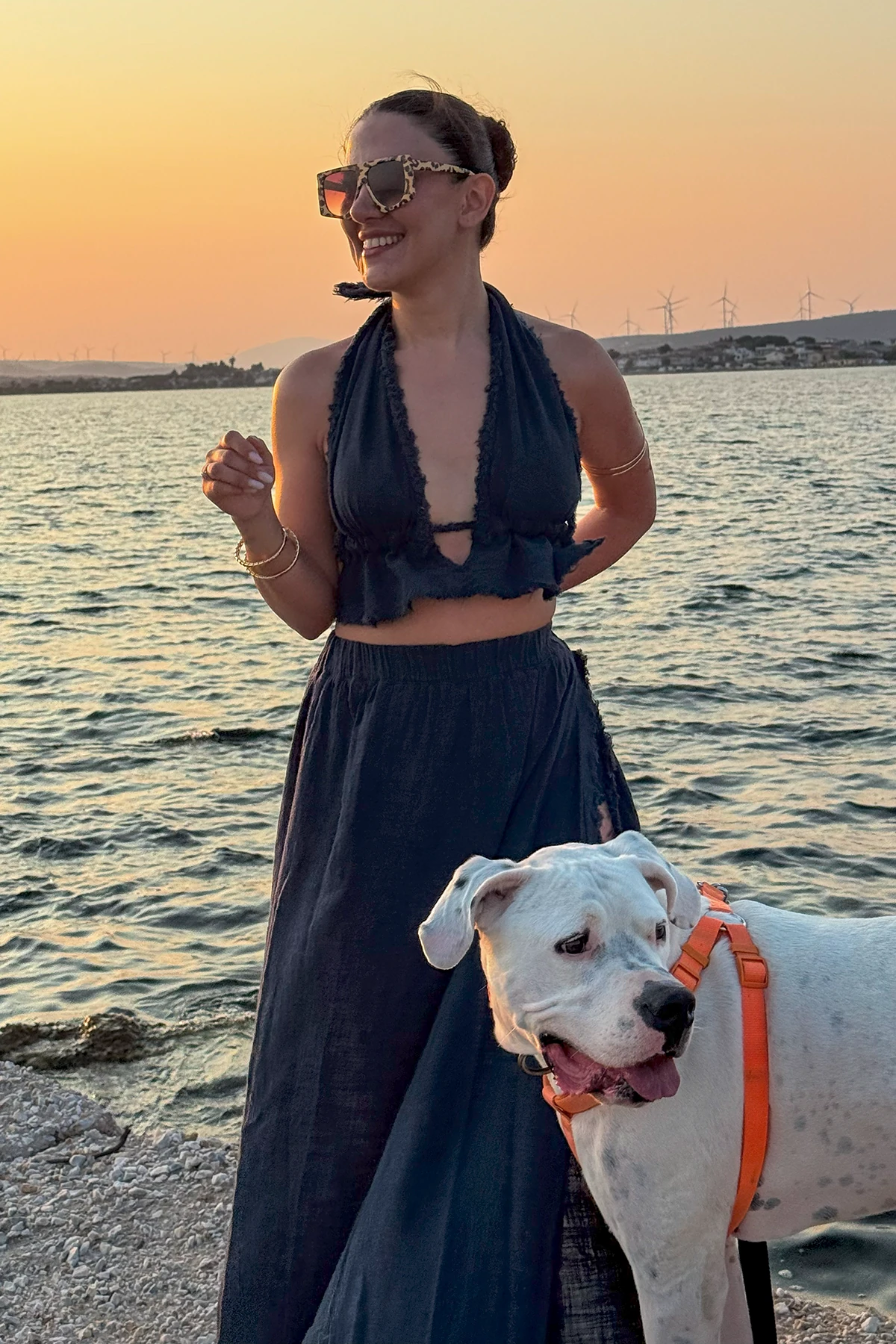 ŞORTLU YIRTMAÇLI MÜSLİN ETEK