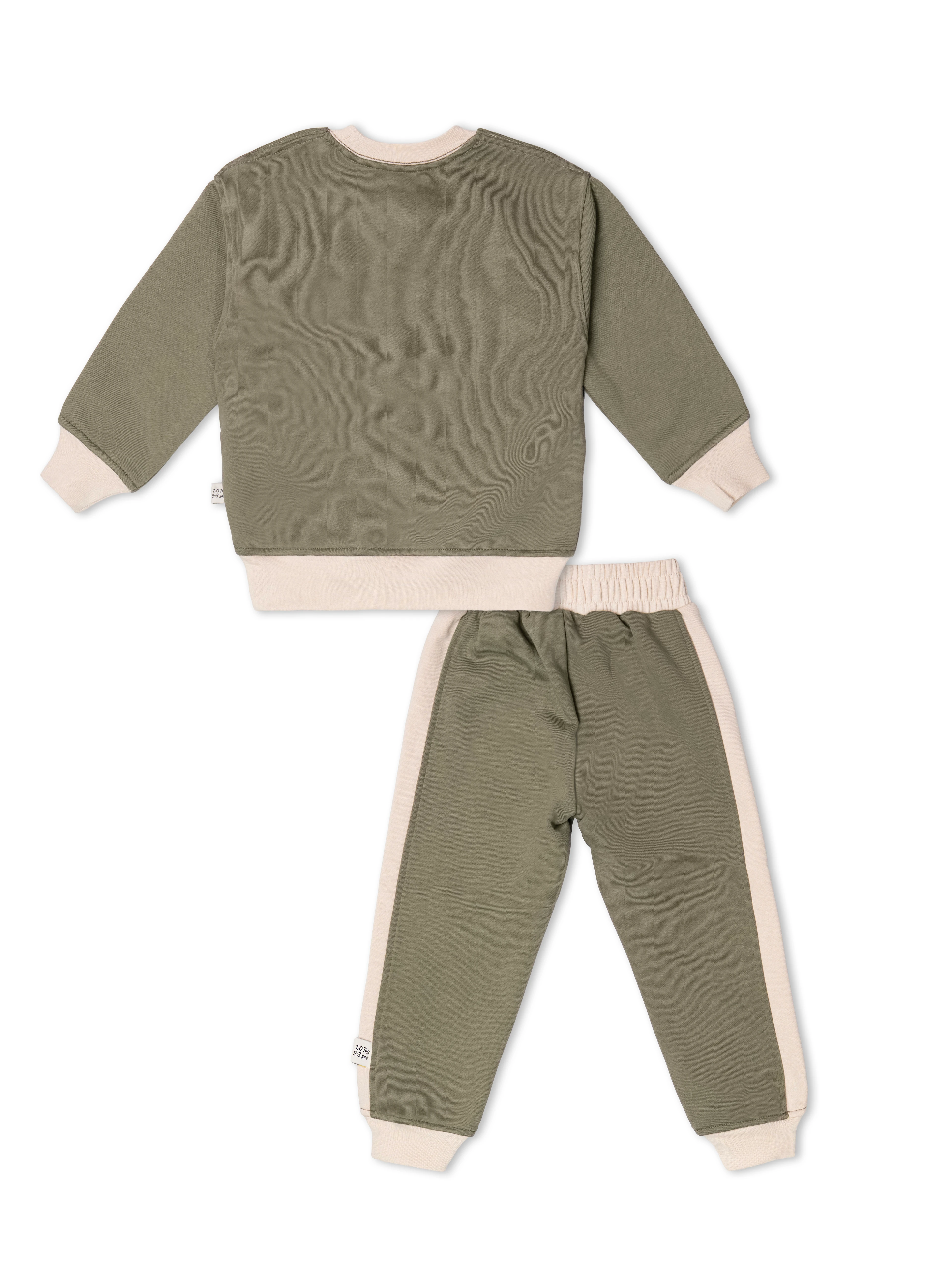 Zeytin Yeşili 1.0 Tog %100 Pamuk Gece & Gündüz İkili Takım