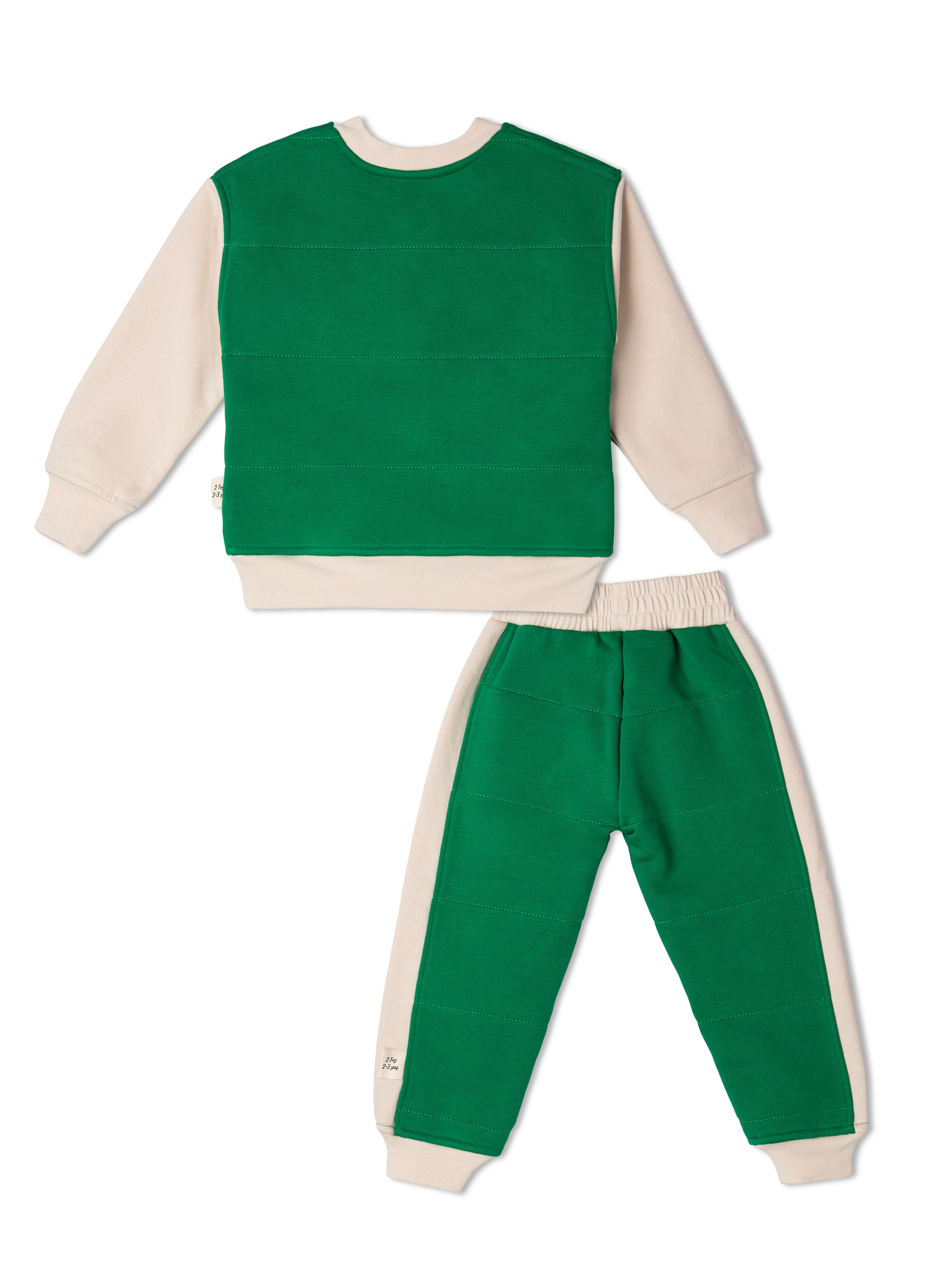 Çam Yeşili 2.0 Tog %100 Pamuk Gece&Gündüz İkili Takım