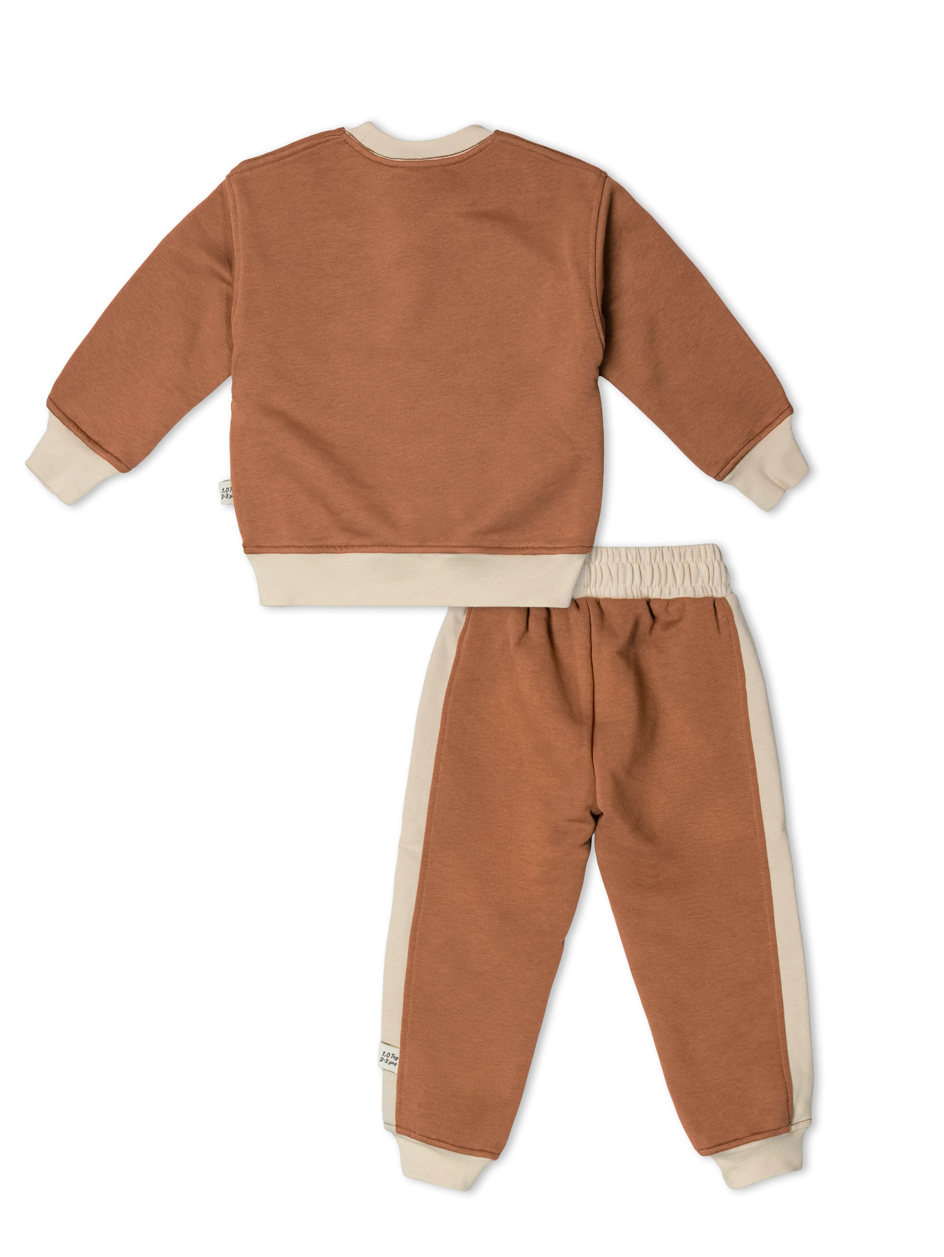 Çikolata Kahvesi 1.0 Tog %100 Pamuk Gece & Gündüz İkili Takım