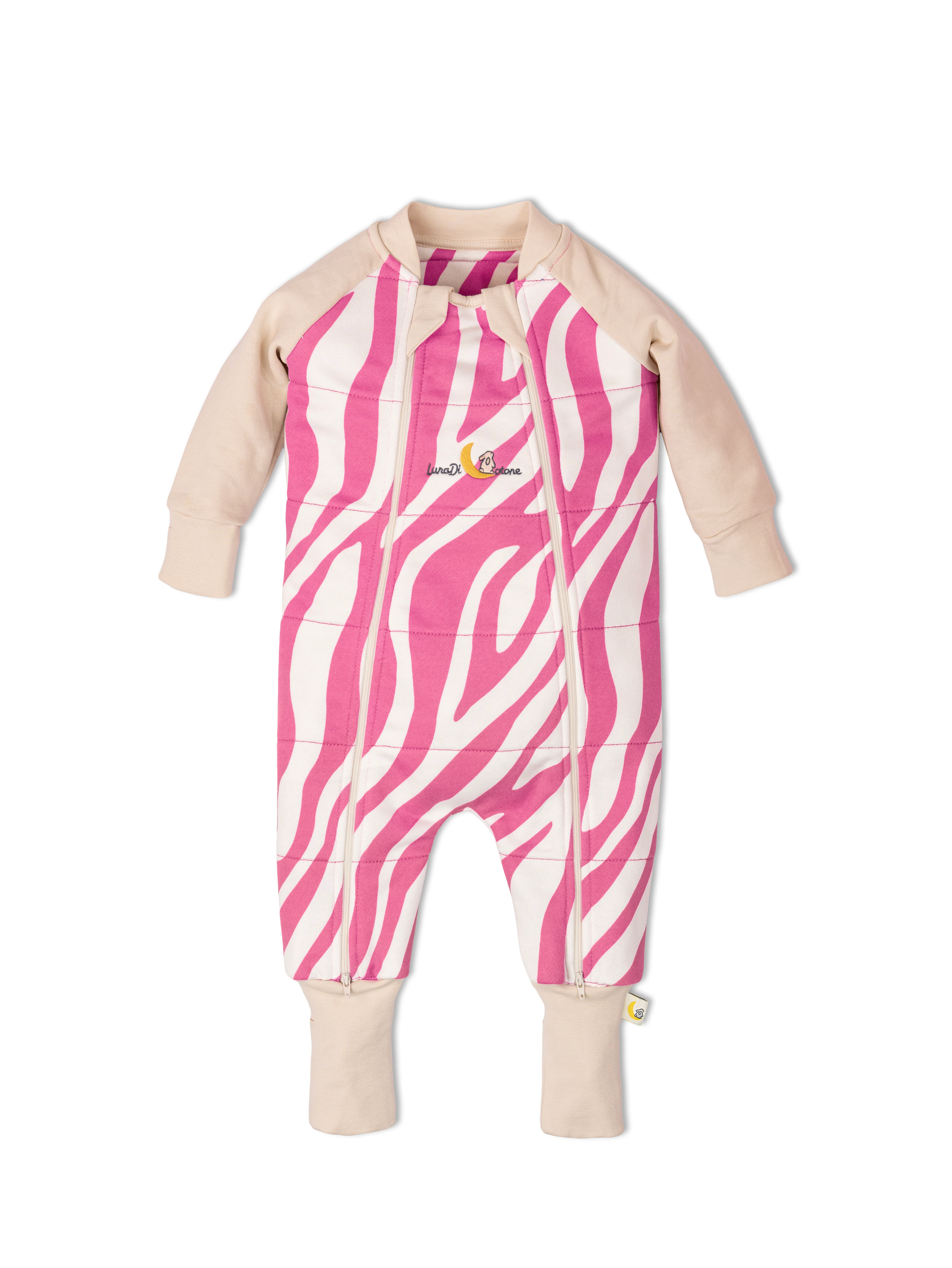 Pembe Zebra 2.0 Tog %100 Pamuk Uyku Tulumu