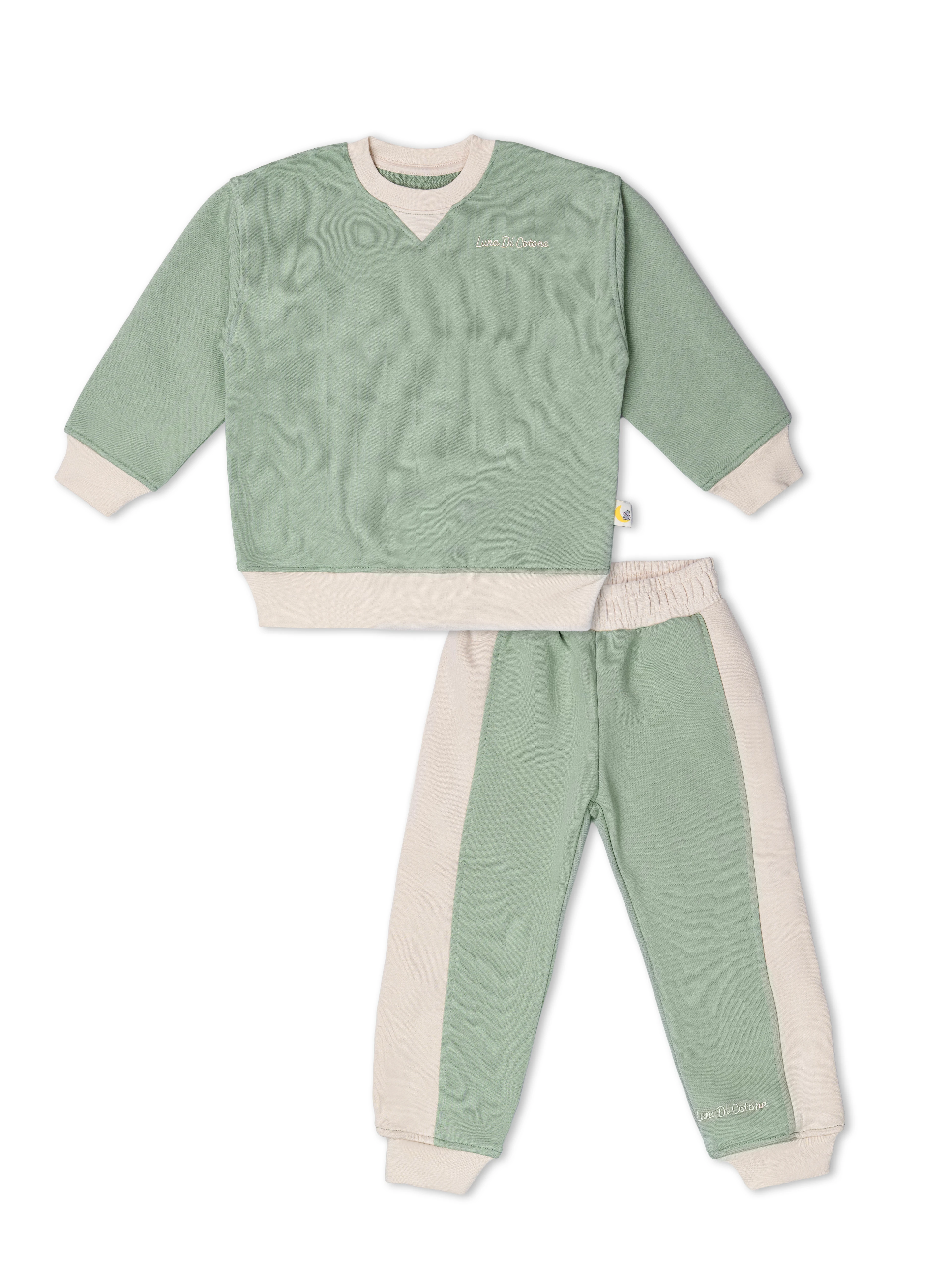 Çağla Yeşili 1.0 Tog %100 Pamuk Gece & Gündüz İkili Takım