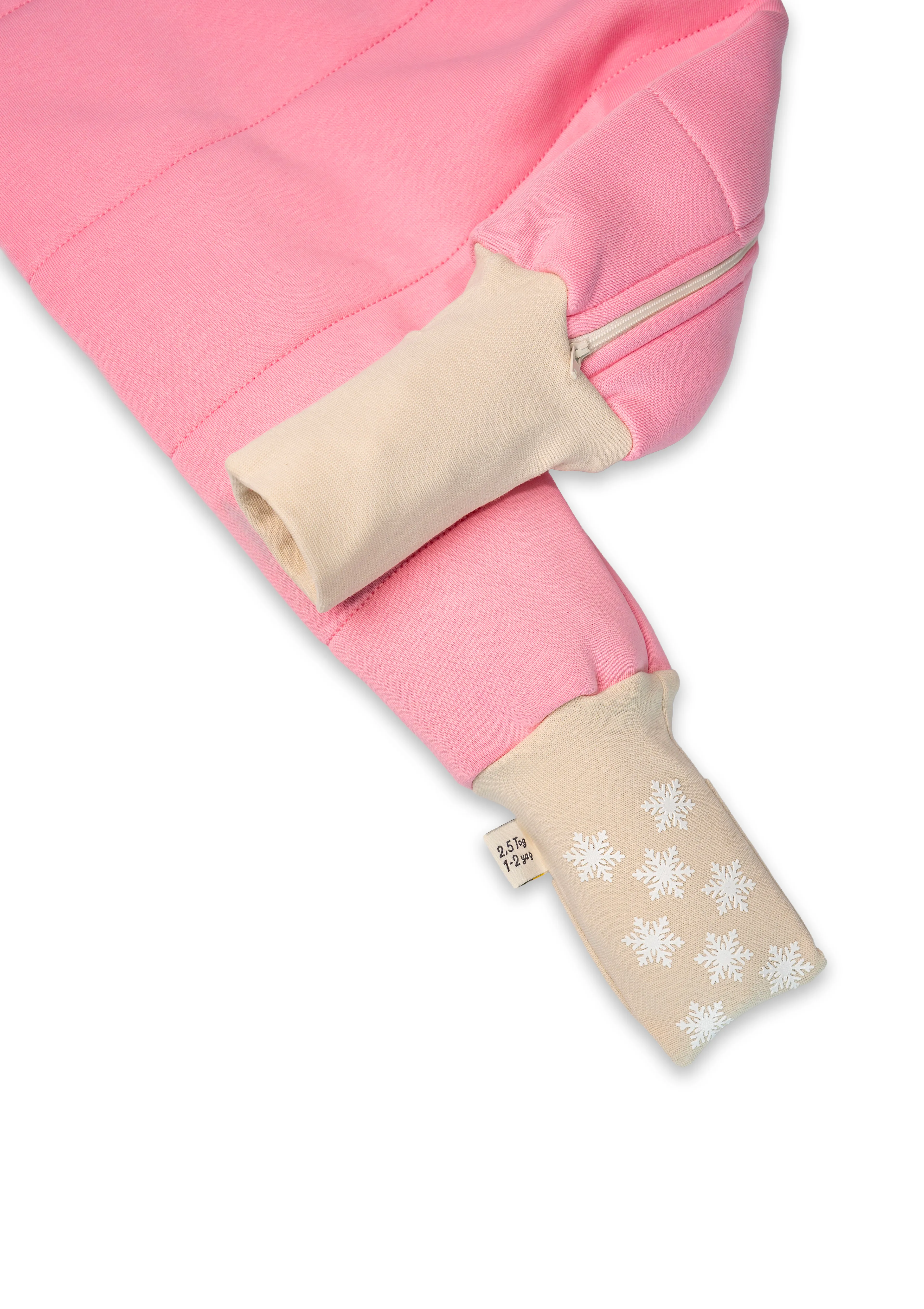 Toz Pembe 2.5 Tog %100 Pamuk Uyku Tulumu