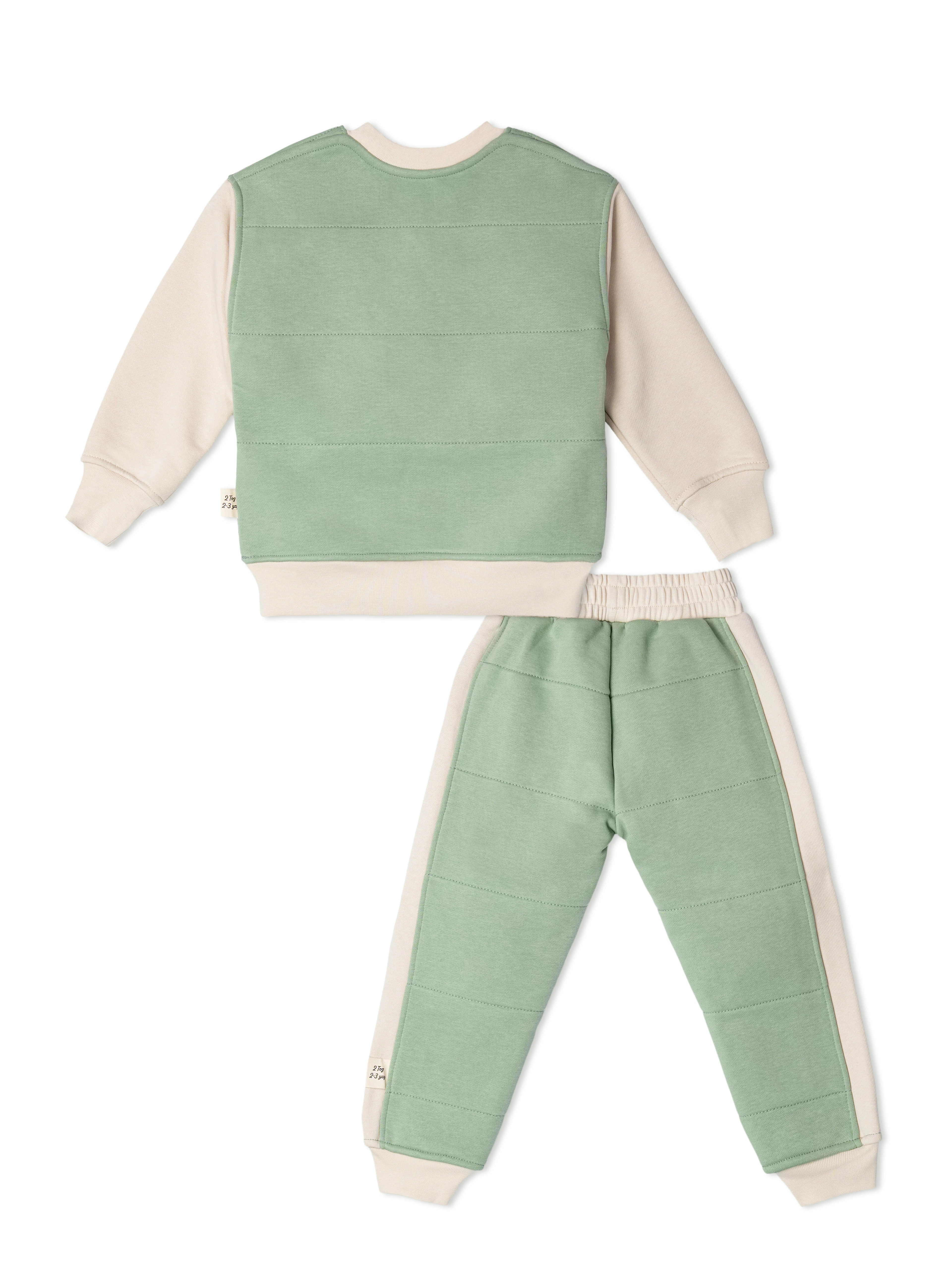 Çağla Yeşili 2.0 Tog %100 Pamuk Gece&Gündüz İkili Takım