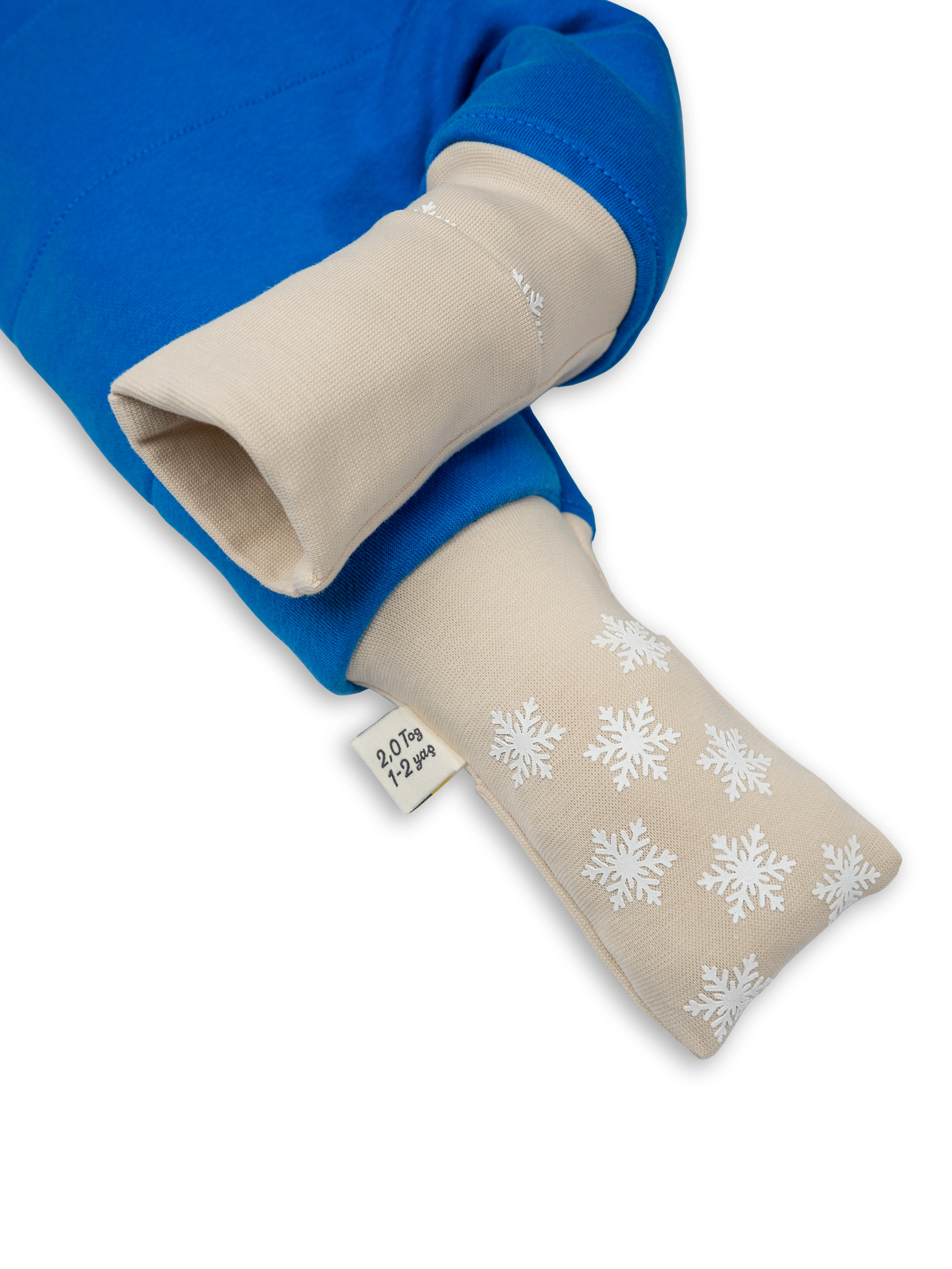 Gök Mavi 2.0 Tog %100 Pamuk Uyku Tulumu