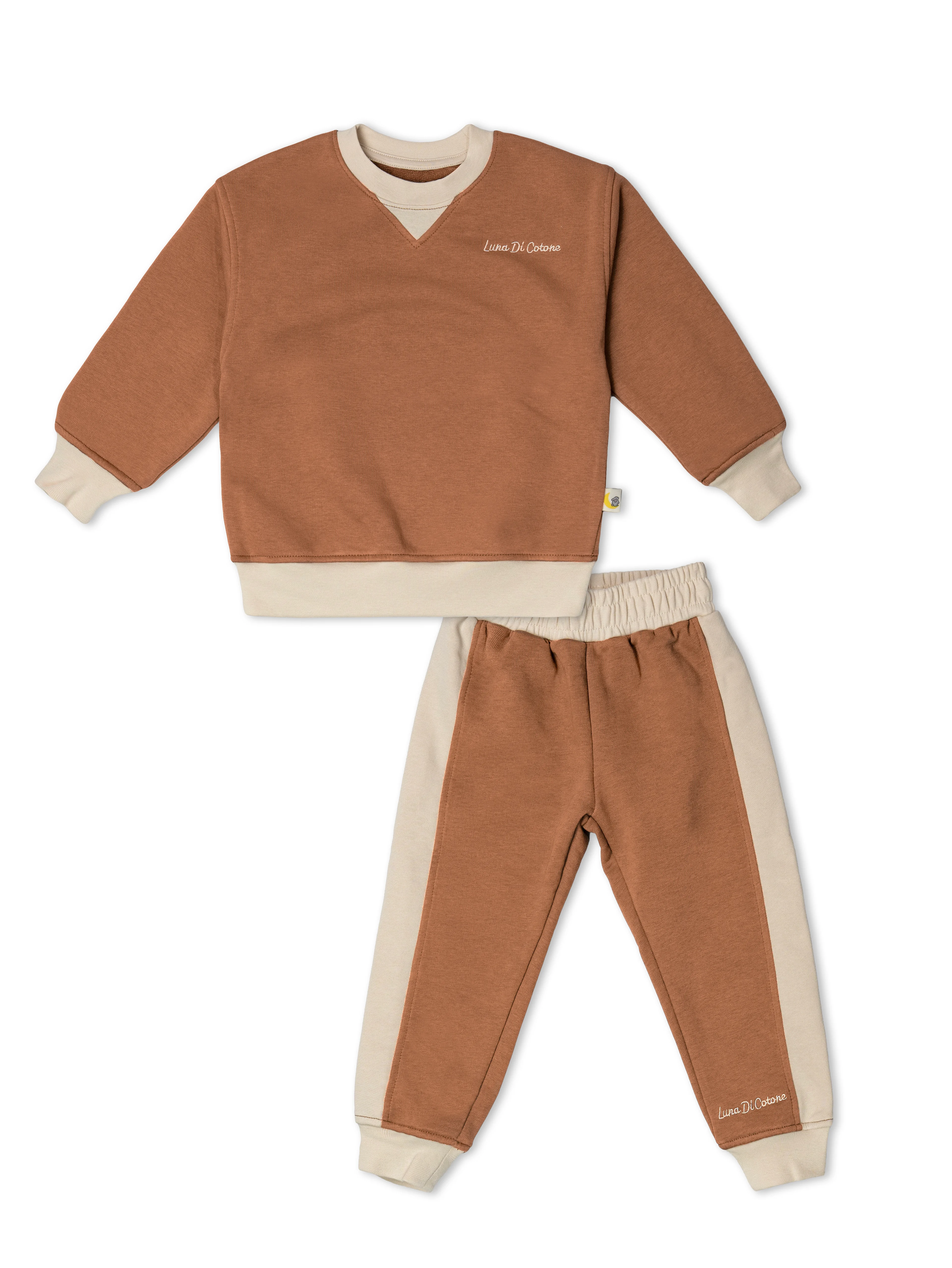 Çikolata Kahvesi 1.0 Tog %100 Pamuk Gece & Gündüz İkili Takım