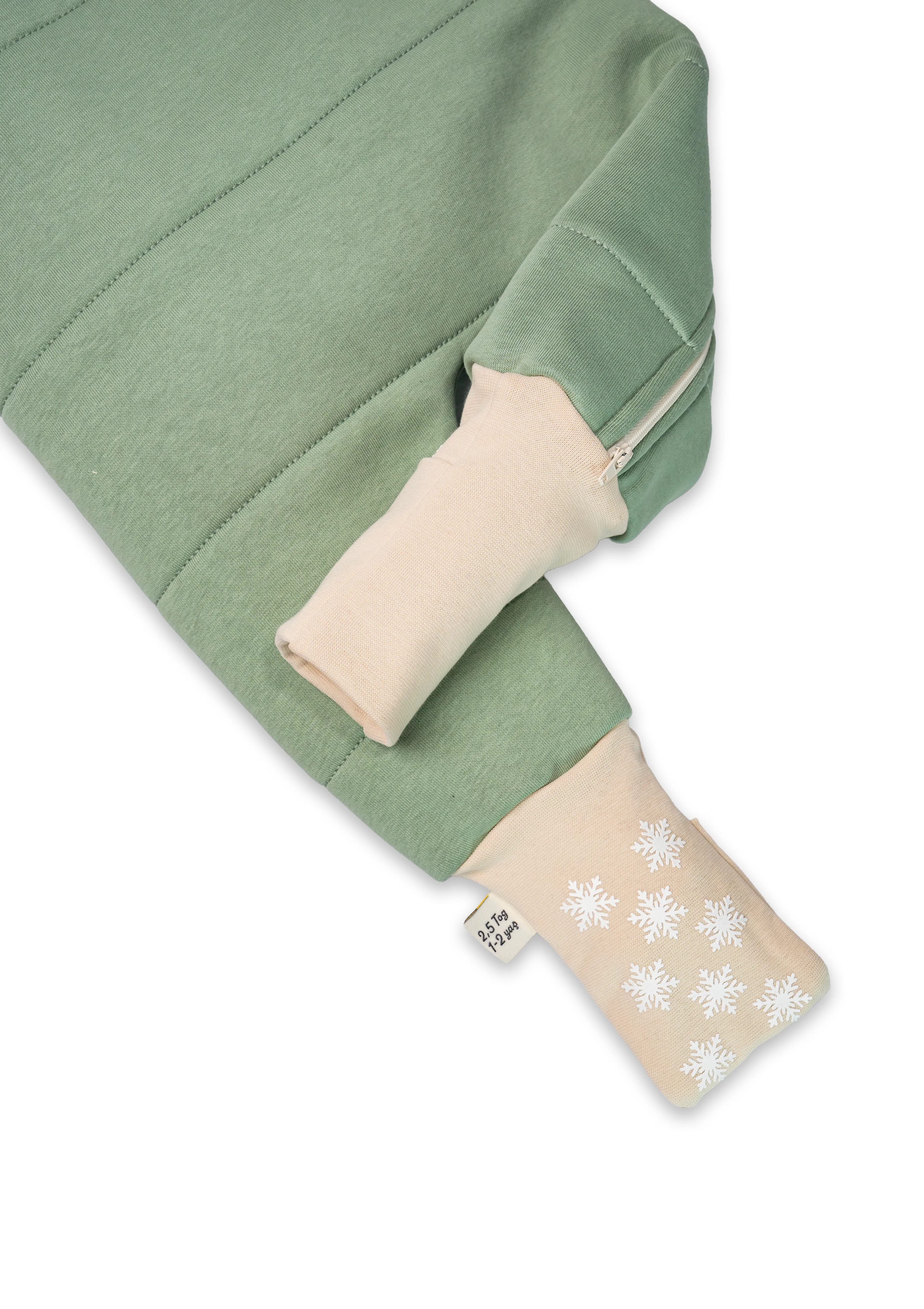 Çağla Yeşili 2.5 Tog %100 Pamuk Uyku Tulumu