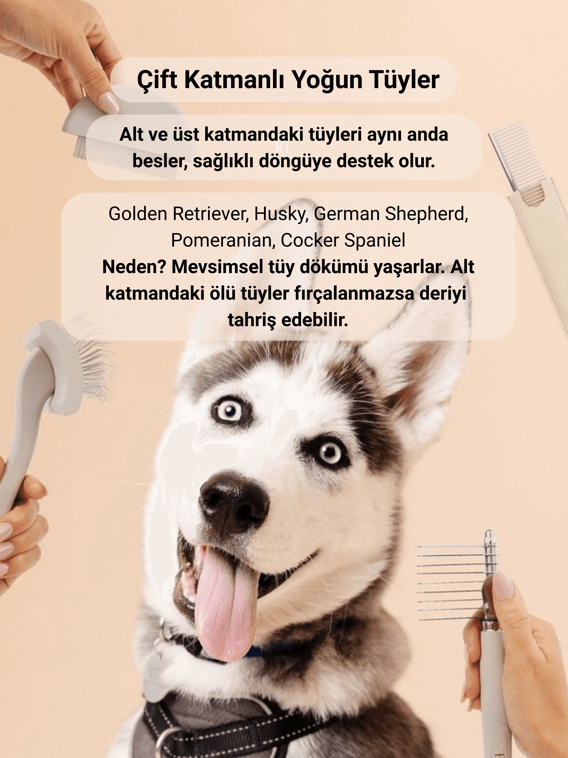Tüy Açıcı Sprey | 400 ml | Kıtık Açıcı | Kolay Tarama | Tuvalet Idrar Koku Giderici | Kedi Köpek