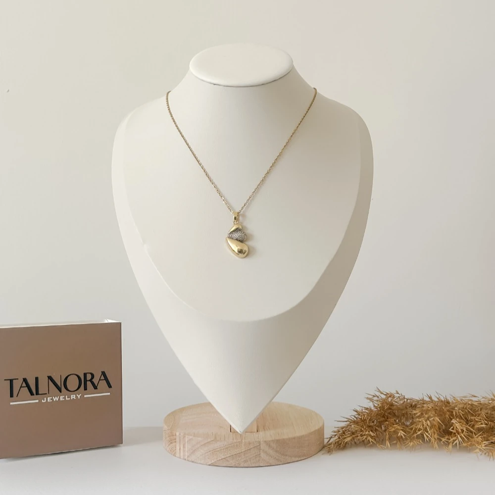 3 lü Damla Figürlü Çelik Zincir Kolye