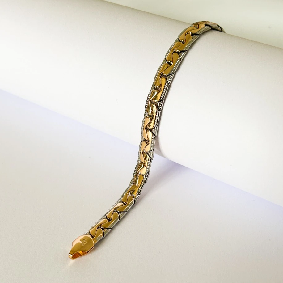 Altın ve Gri Renkli Bileklik