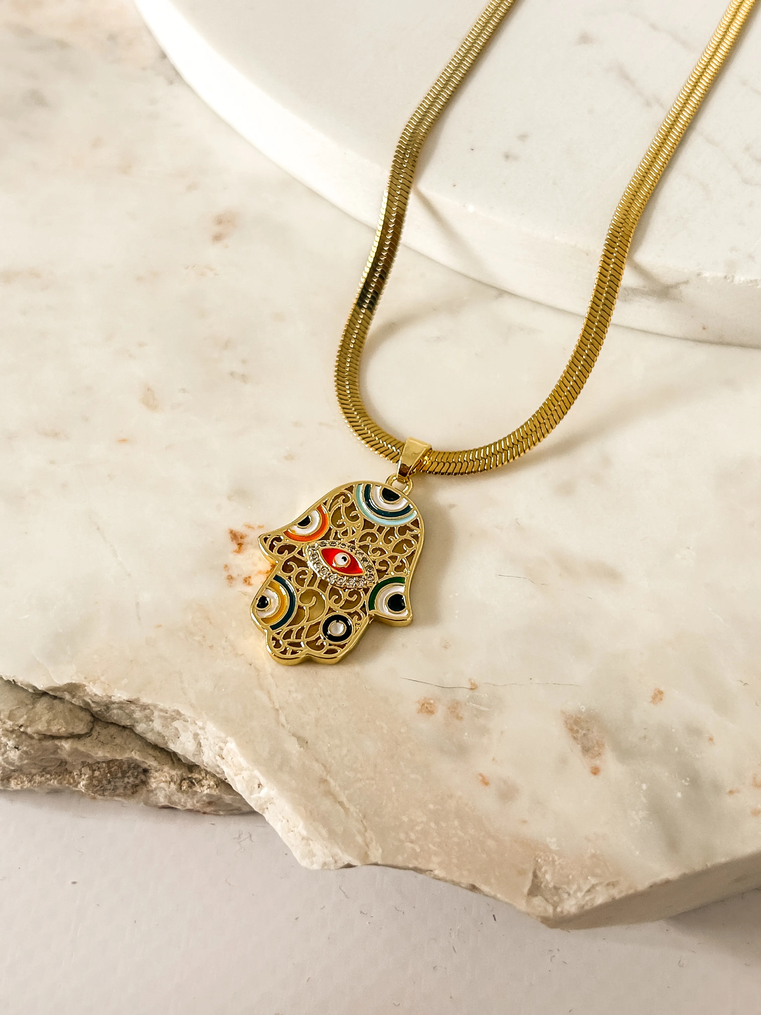 Çelik İtalyan Zinciri Kolye 