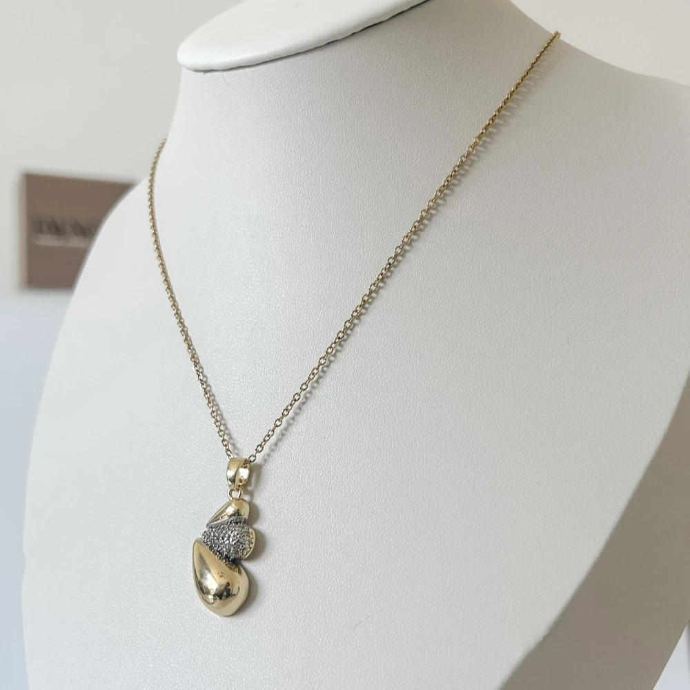 3 lü Damla Figürlü Çelik Zincir Kolye