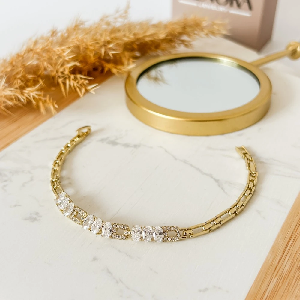 3 lü Baget Zirkon Taşlı Bileklik