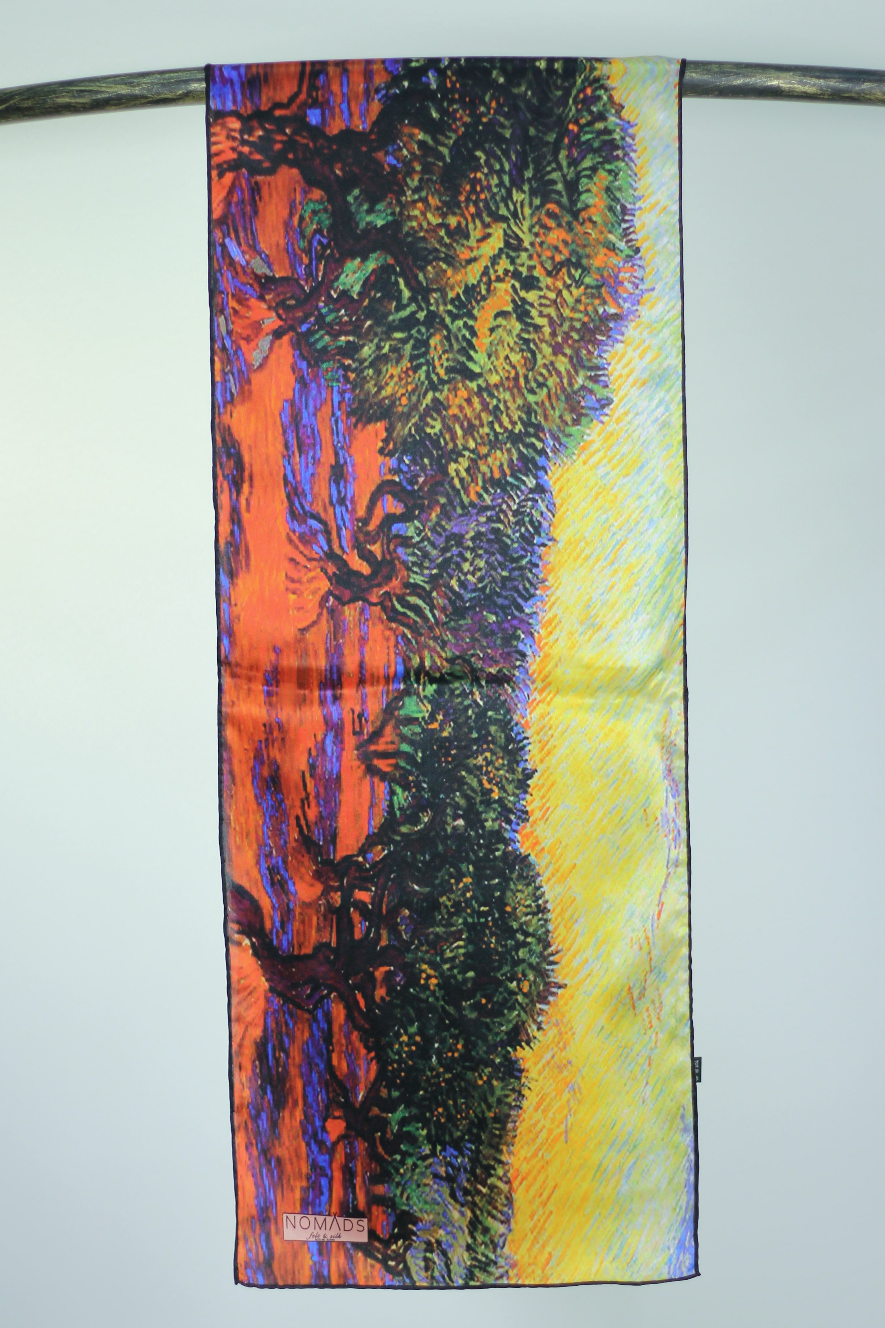 32x160 Van Gogh Zeytin Ağaçları İpek Fular
