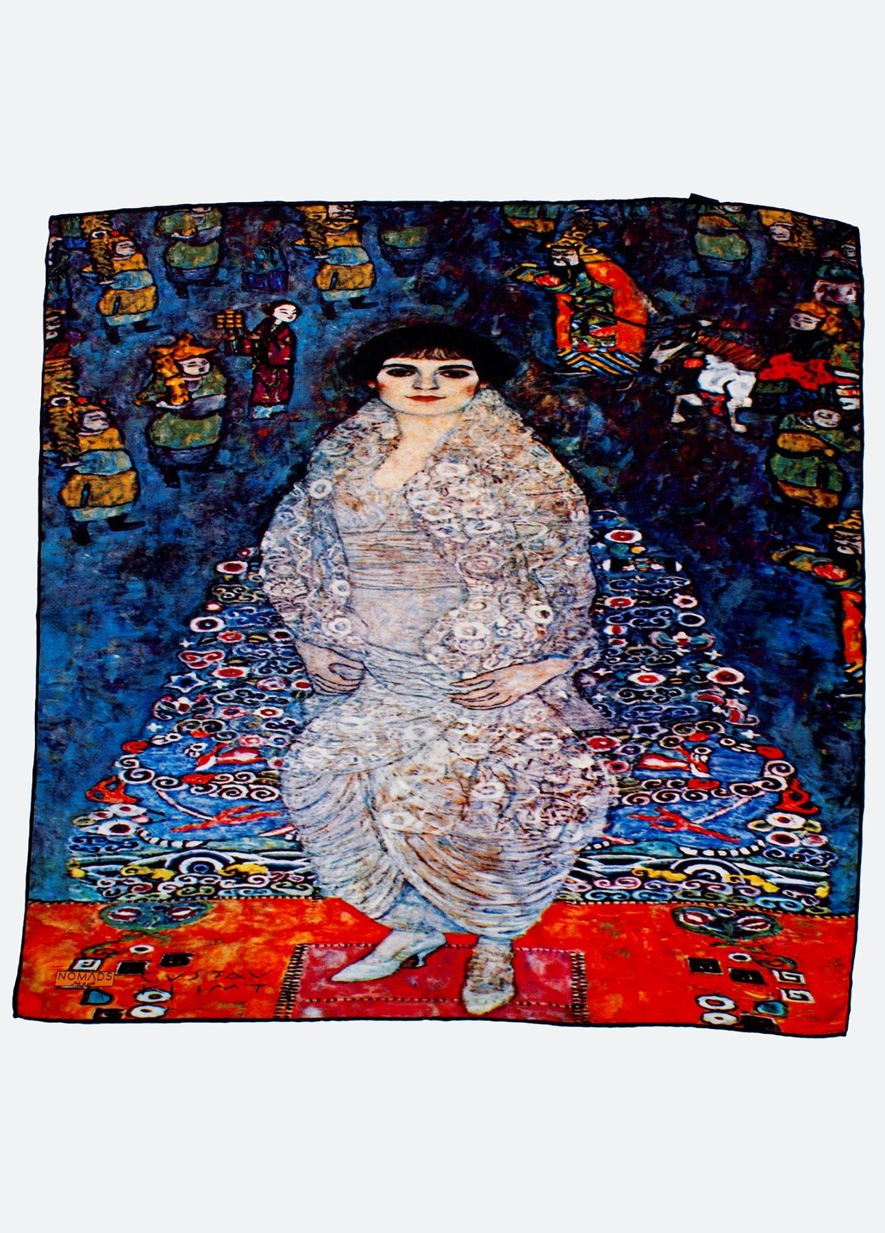 Pure Silk Bandana Fular | 55x55 cm | Gustav Klimt Barones Elizabeth