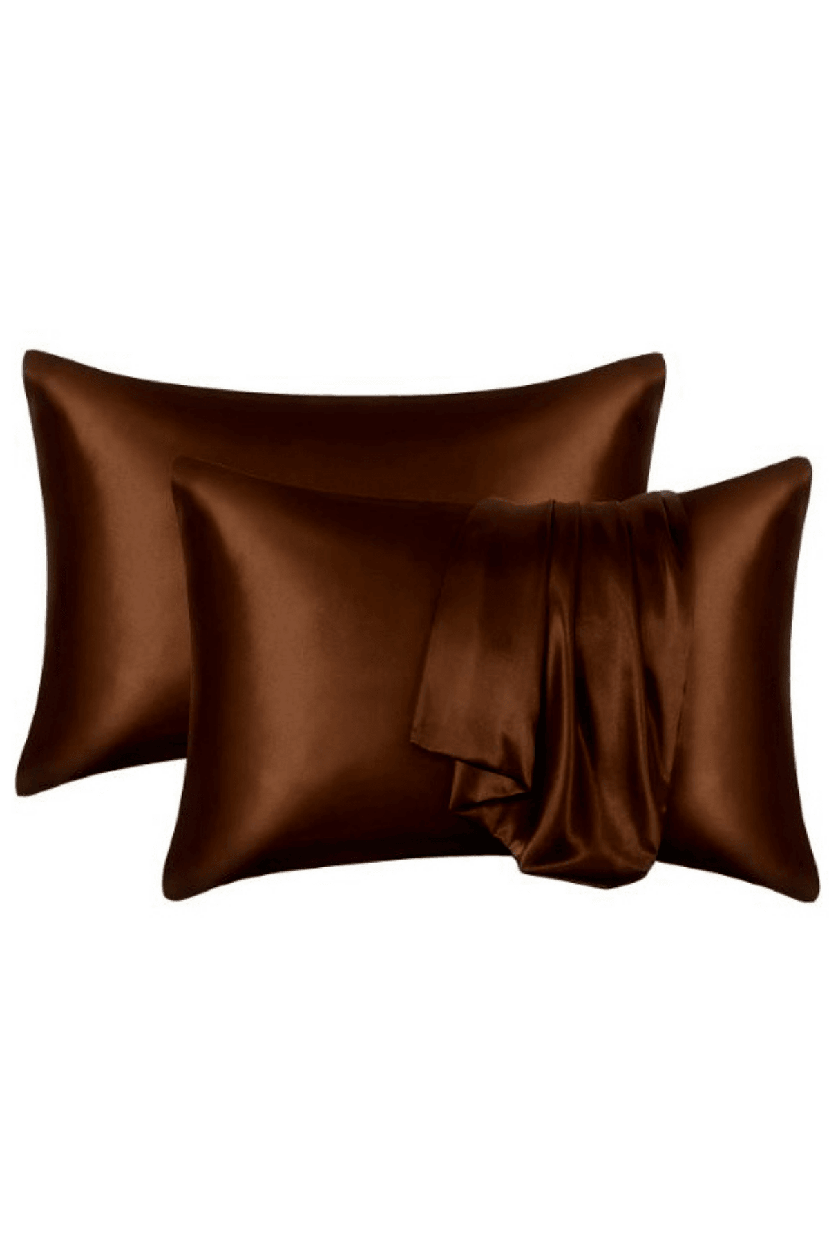 %100 Silk Pillowcase | Brown | 50x70 cm | Nomads Felt