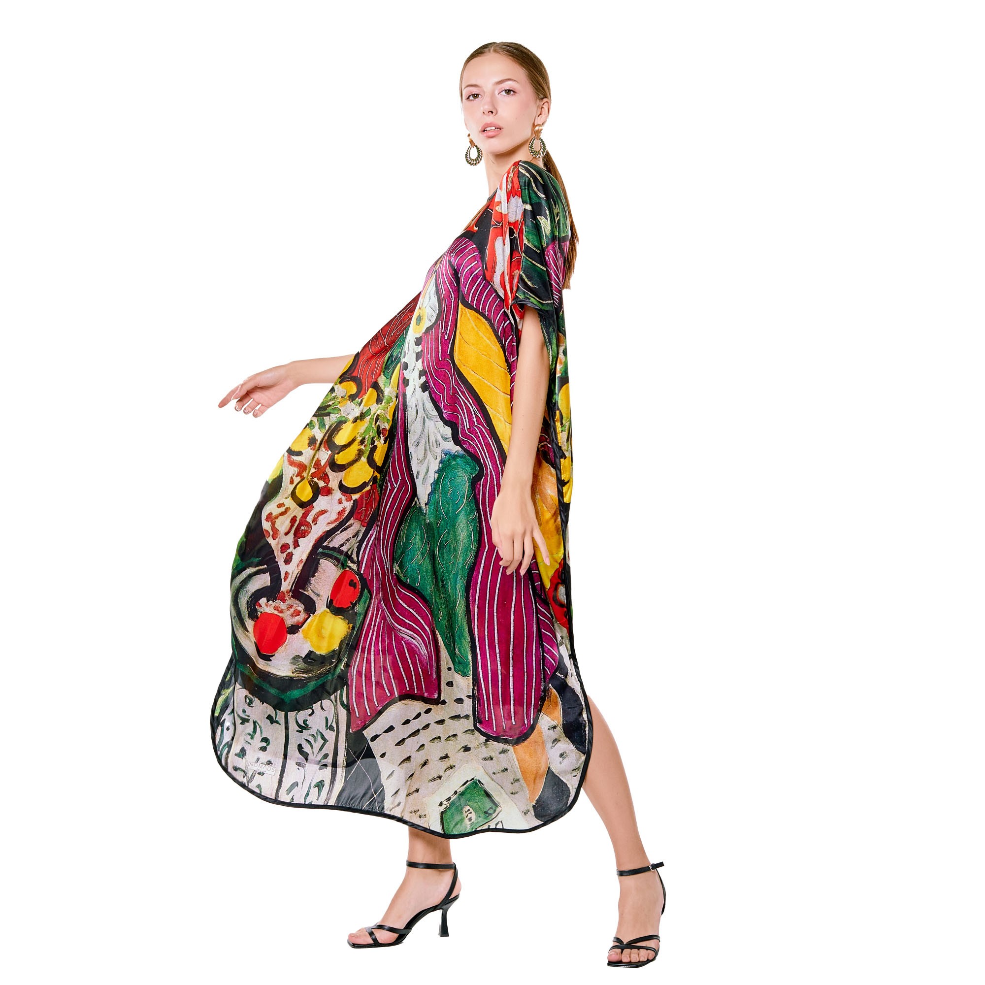 ألبسة حرير ١٠٠٪؜ طويل | Henri Matisse Purple and Dress