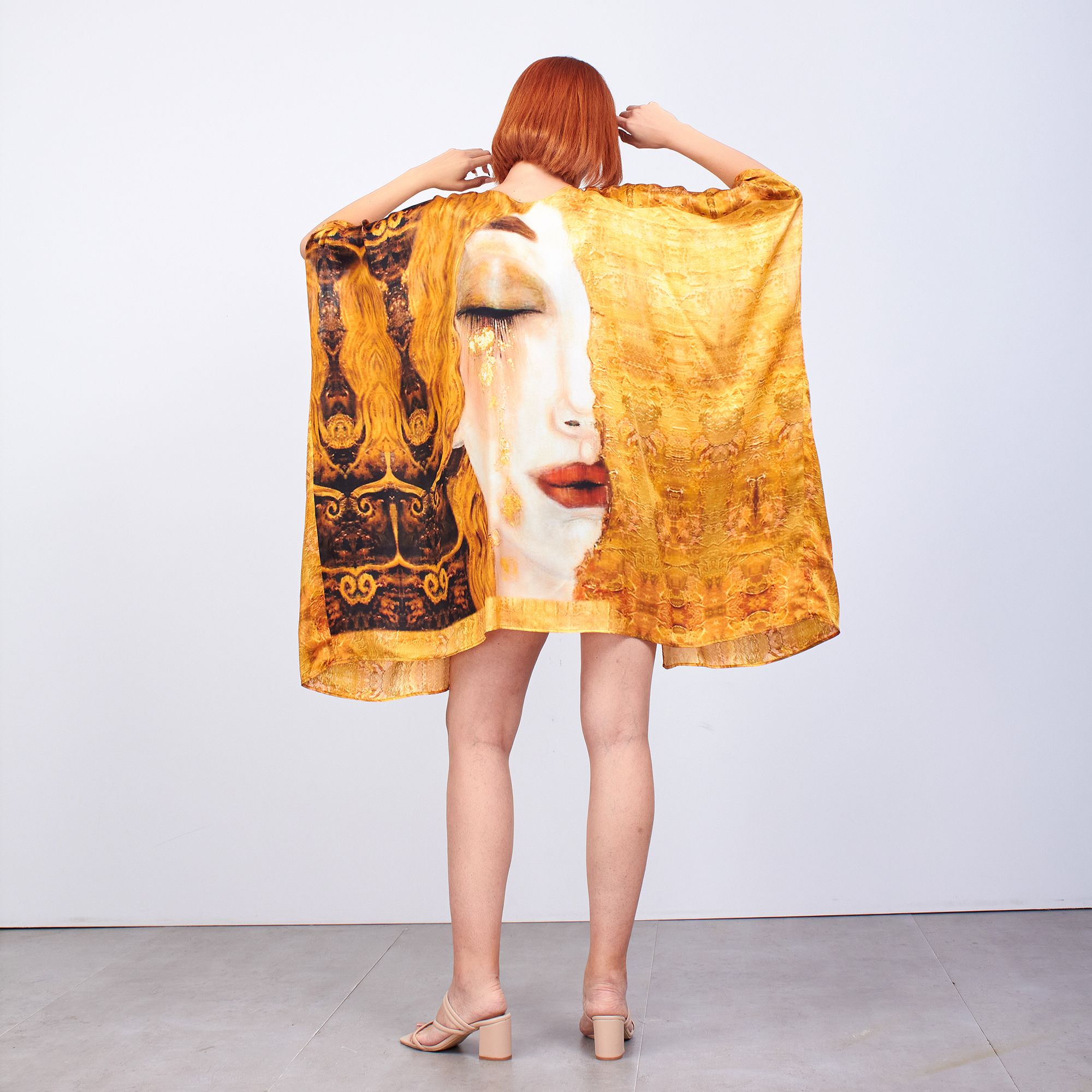%100 Silk Kimono Pareo | Freya's Tears | Nomads Felt